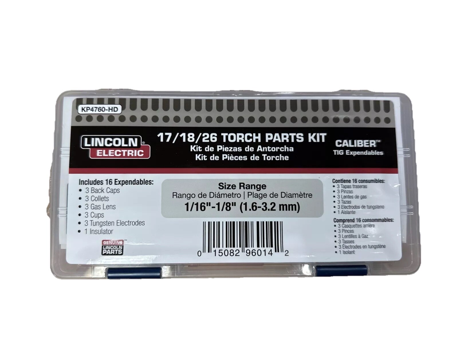 Lincoln Electric KP4760-HD 17/18/26 HEAVY DUTY TORCH PARTS KIT