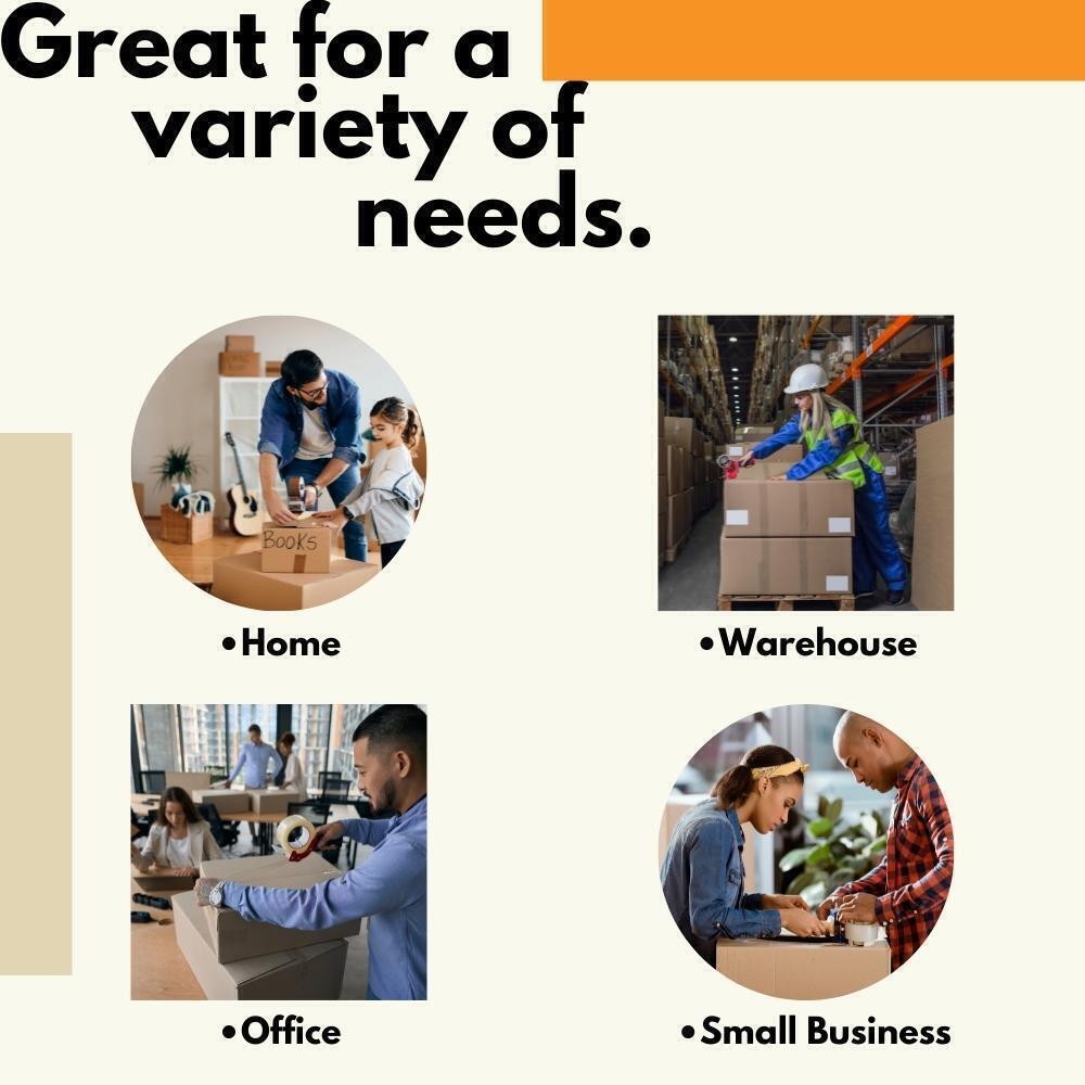 Acrylic Carton Sealing Packaging Packing Tape Select Your Mil, Size, Color & Qty