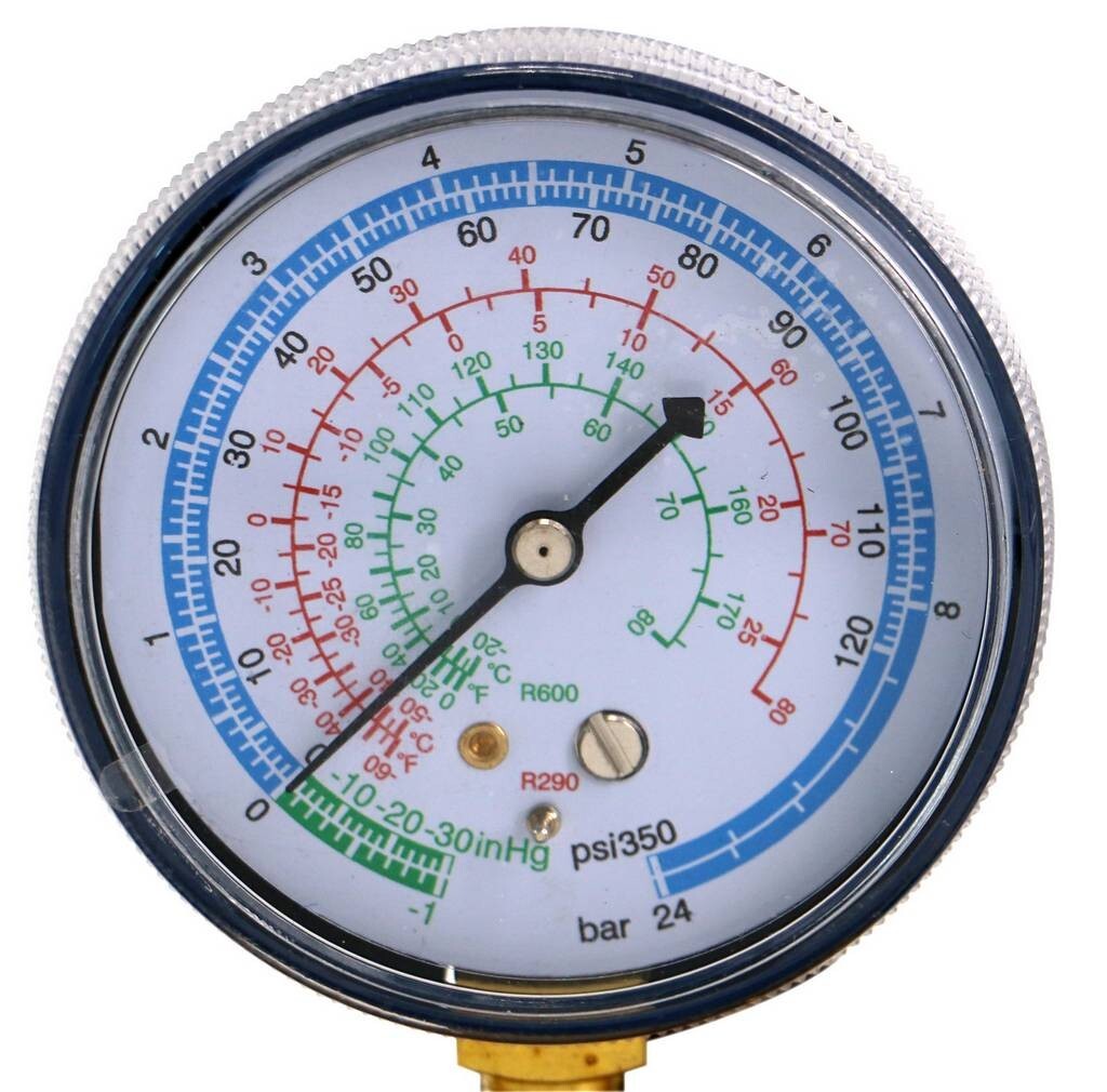 R290 Refrigerant 8 oz. can, Gauge Set & Proseal Mini(Kit for Fridges, Freezers)