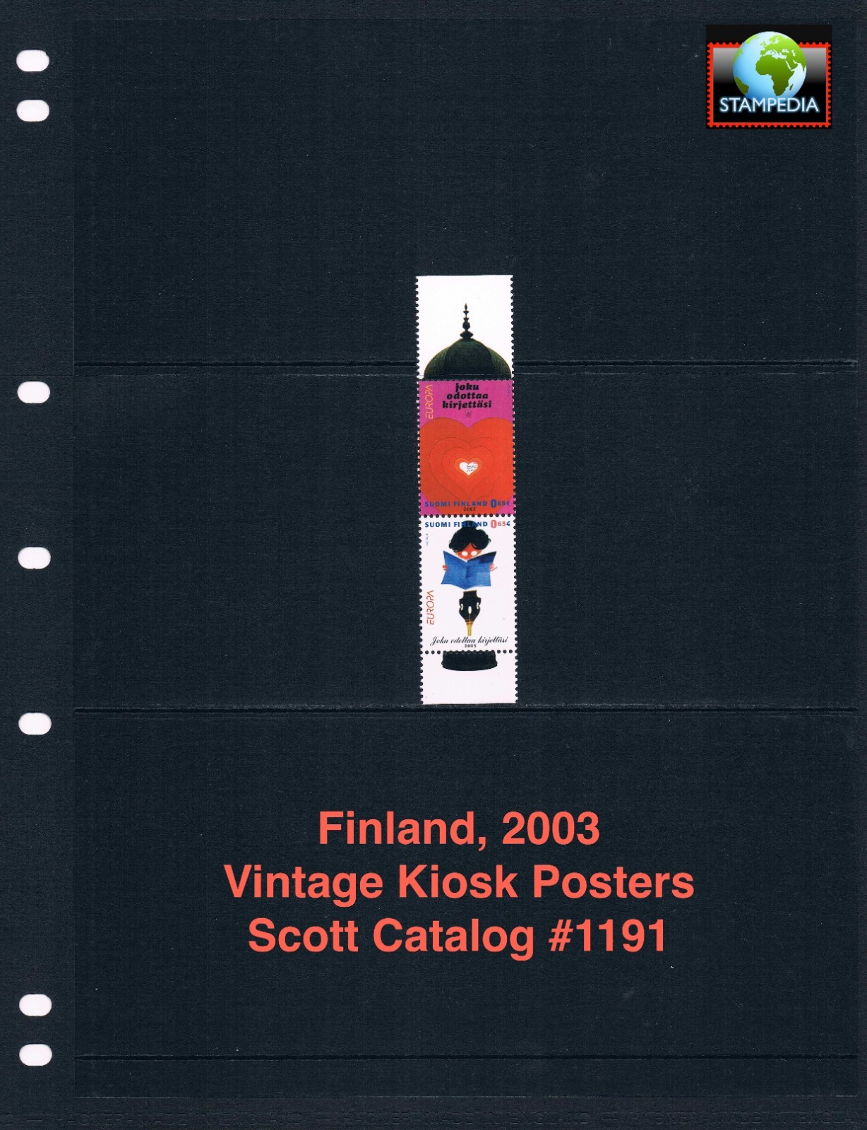 $3.00 Scott Value - 2003 FINLAND Vintage Kiosk Posters Art CV MNH NH UMM
