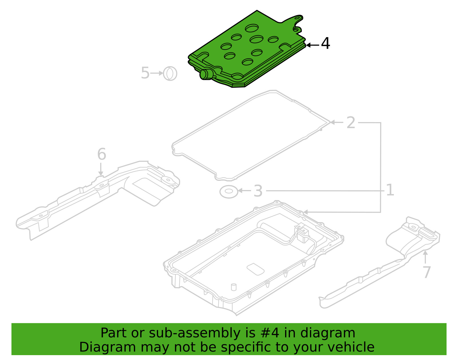 Motorcraft OEM Auto Trans Filter L1MZ-7A098-A FT-215 for Ford 10R80 Transmission