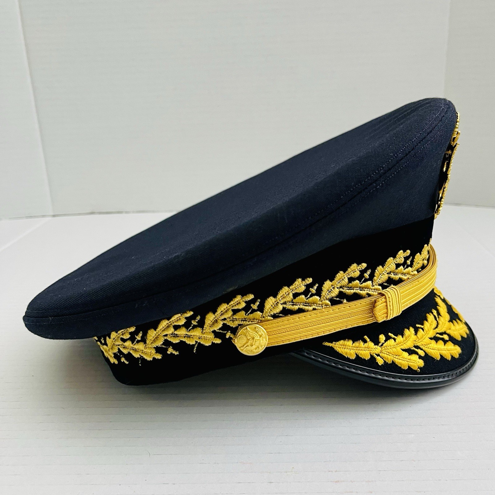 US Army Generals Dress Visor Hat Kingform 7 1/4 Post Vietnam