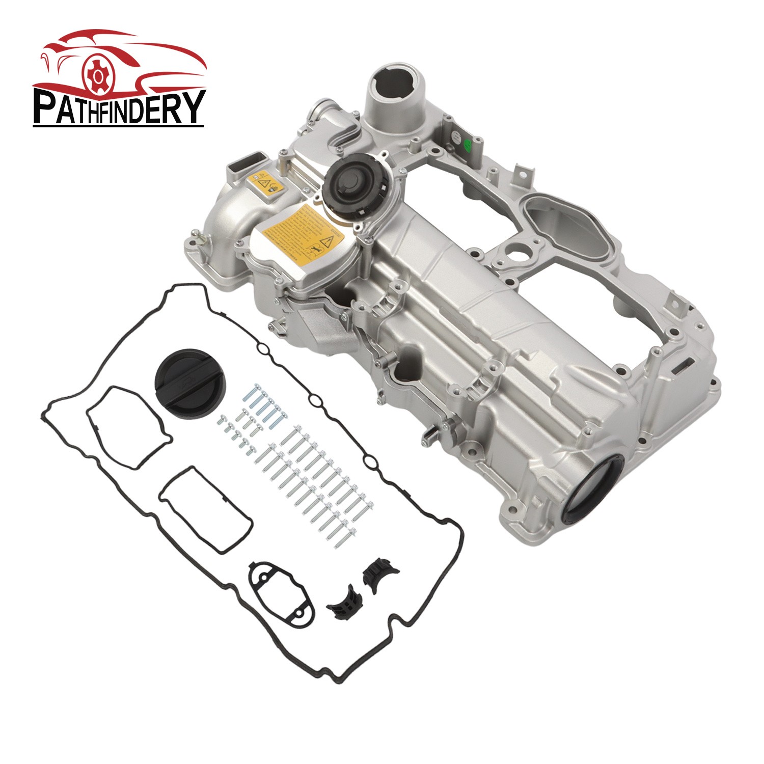 ALUMINUM Valve Cover Kit for 12-18 BMW N20 320i 328i 528i X3 X5 X1 Z4 2.0L L4