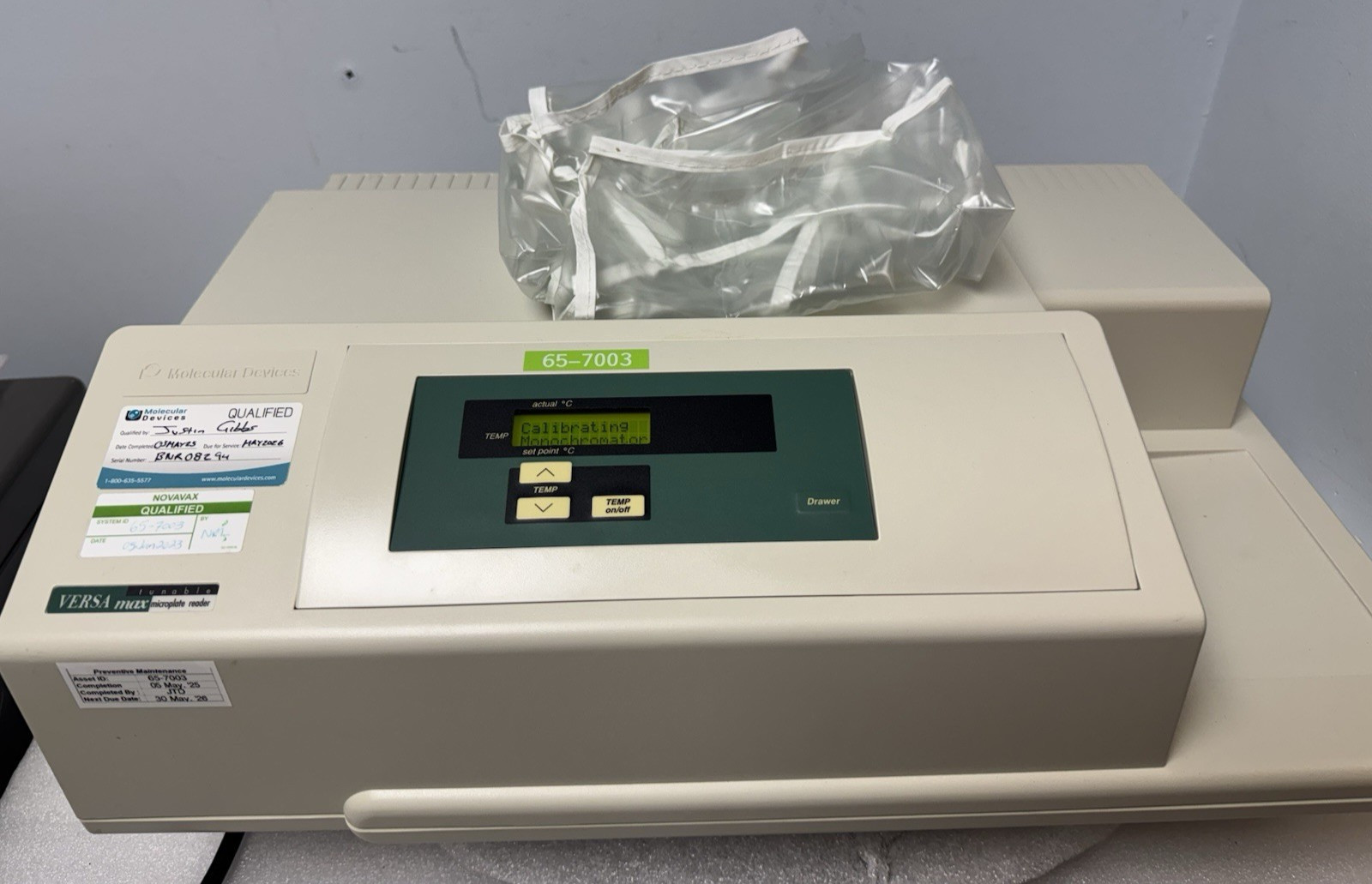 Molecular Devices Versamax Tunable Microplate Reader