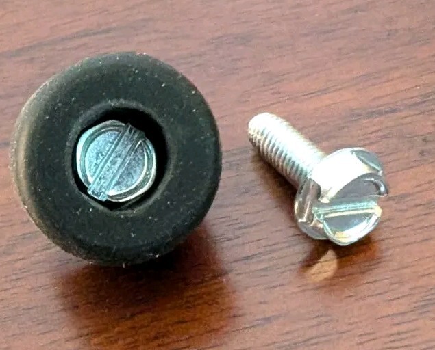 New Improved Bench Grinder Rubber Feet With Hardware Set of 4EA