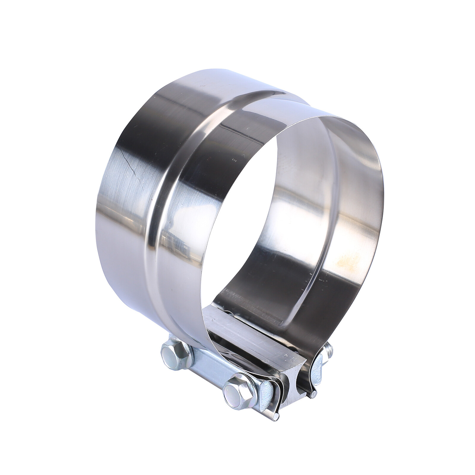 2Pack 5" inch Stainless Steel 304 Lap Joint Clamp Heavy Duty Exhaust Band Clamp