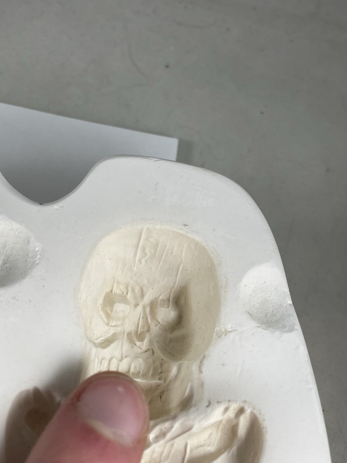 Nowell’s Inc Ceramic Casting Mold Skeleton & Mummy Figurine #NM-1797 Halloween