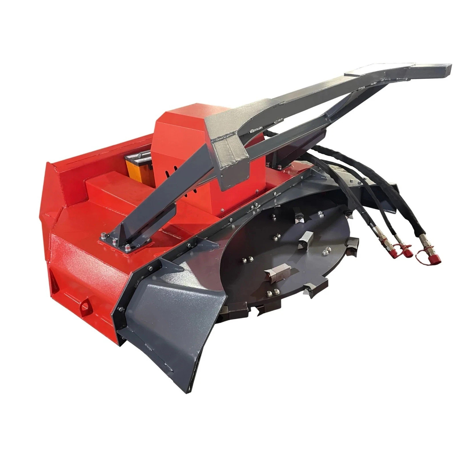 Raytree Forestry Disc Mulcher Shredder Heavy Duty Skid Steer Attachment High Flo