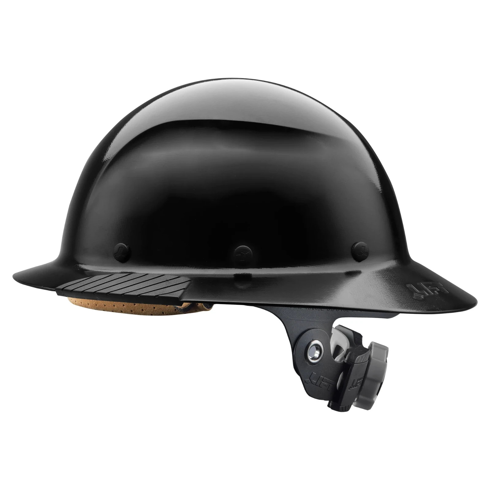 LIFT Safety HDF-15KG DAX Full Brim Hard Hat - BLACK--Factory 2nds