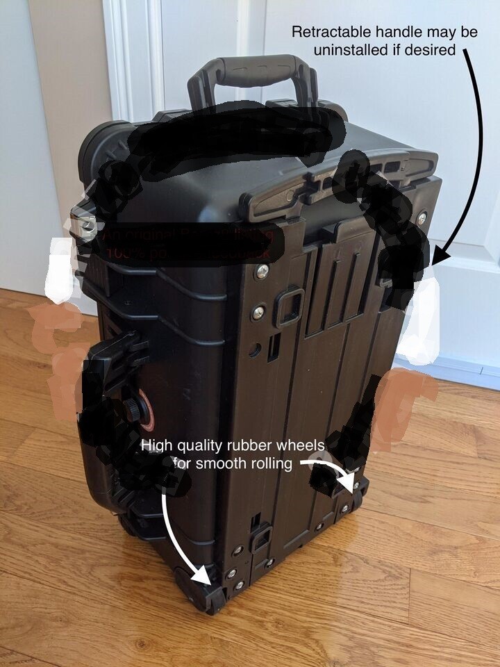 XXL CARRY-ON ROLLER LUGGAGE WATERPROOF TRAVEL CASE GRADED CARD SLABS STORAGE TCG