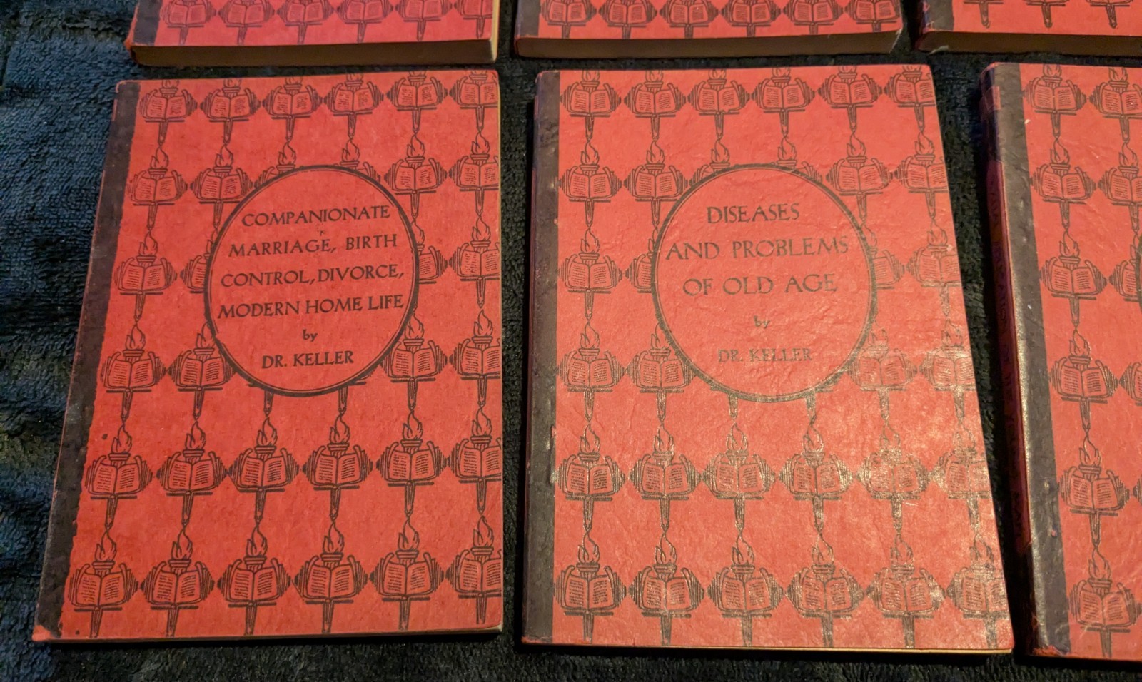 8 Books by Dr Keller "Sex and Society" Young Woman Roman Publishing 1928