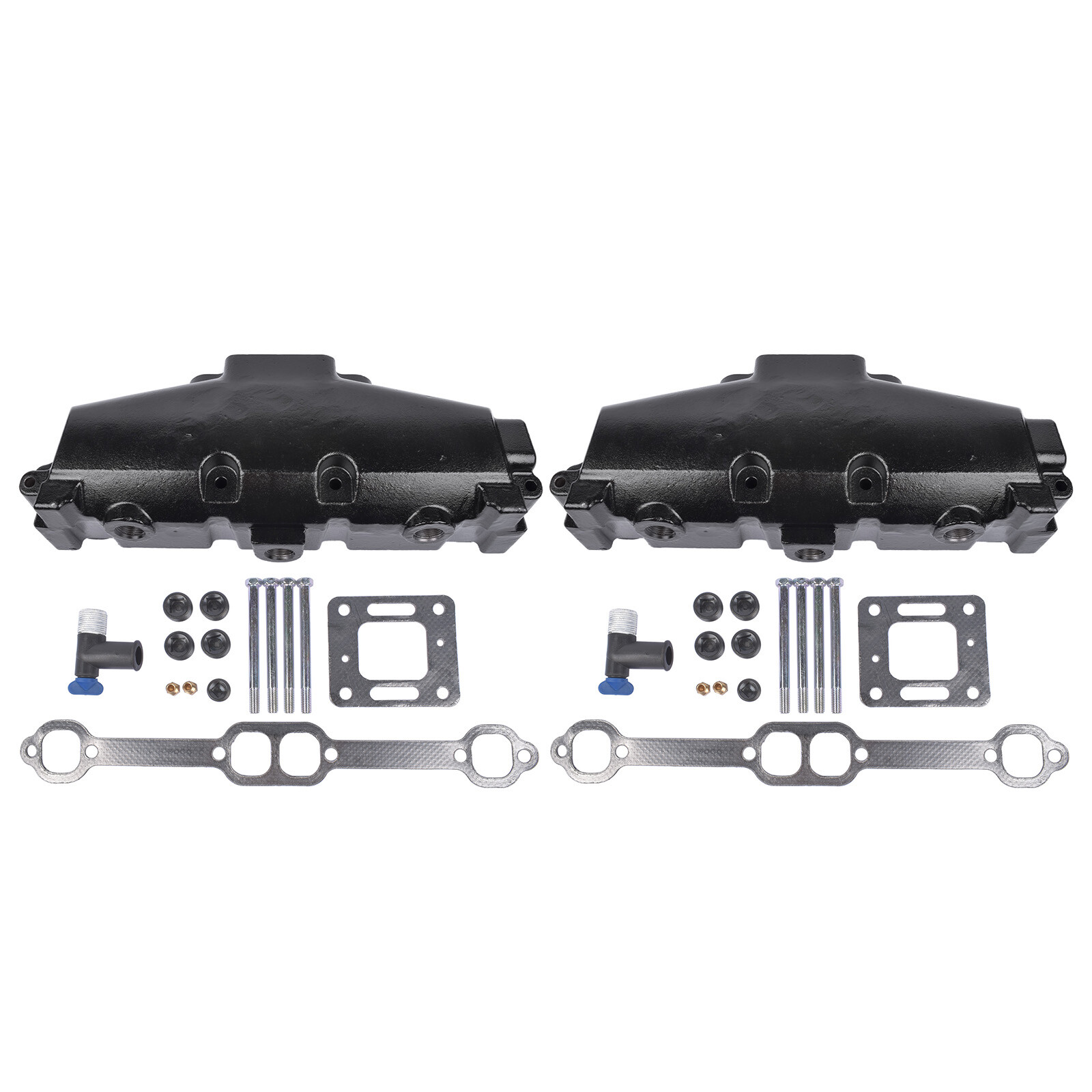 2Pcs Exhaust Manifold 860246Q11 for Mercruiser Marine 5.0 305 5.7 350 1983-2002