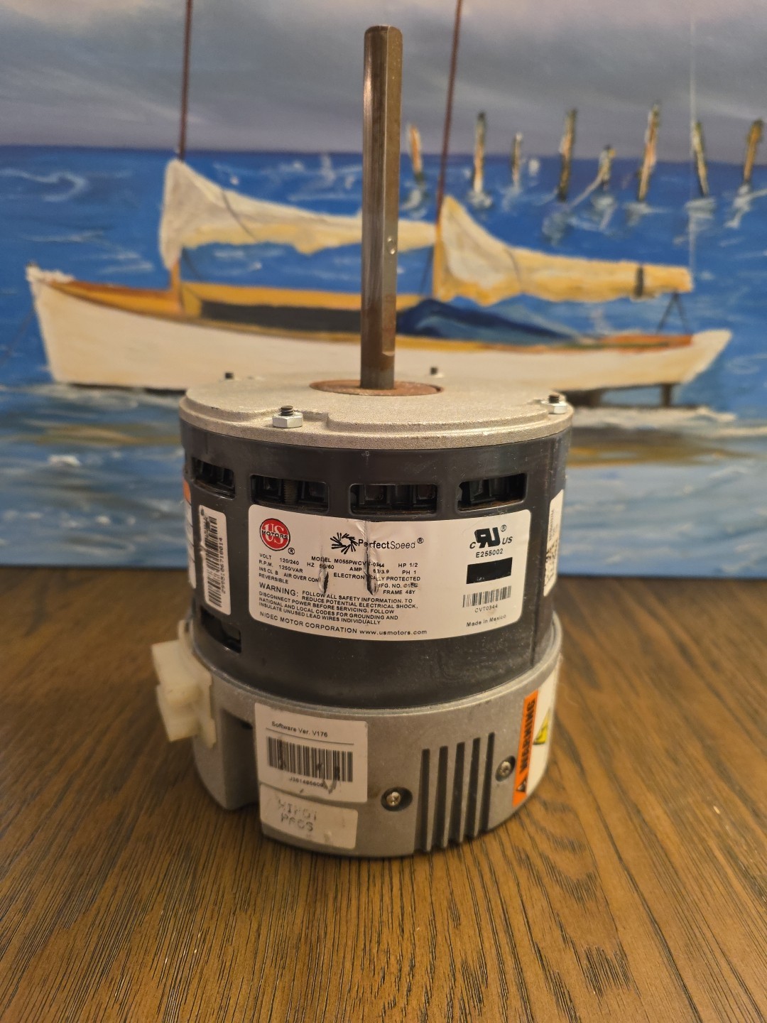 US Motors Furnace Blower Motor 1/2 HP Motor Model M055PWCVT-0344