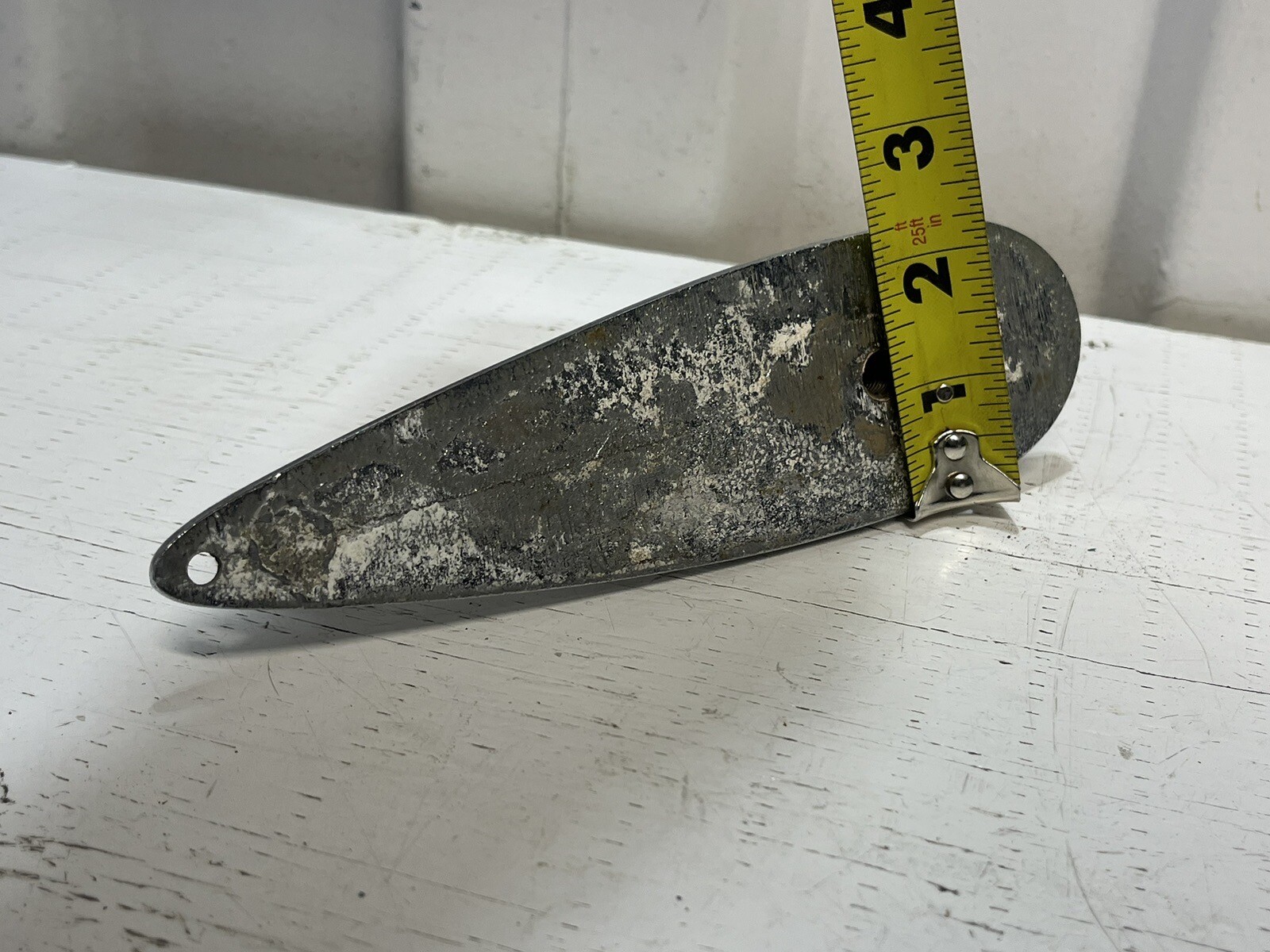 Vintage Chromed Brass Cleat, Chris Craft Cleat 8” Long