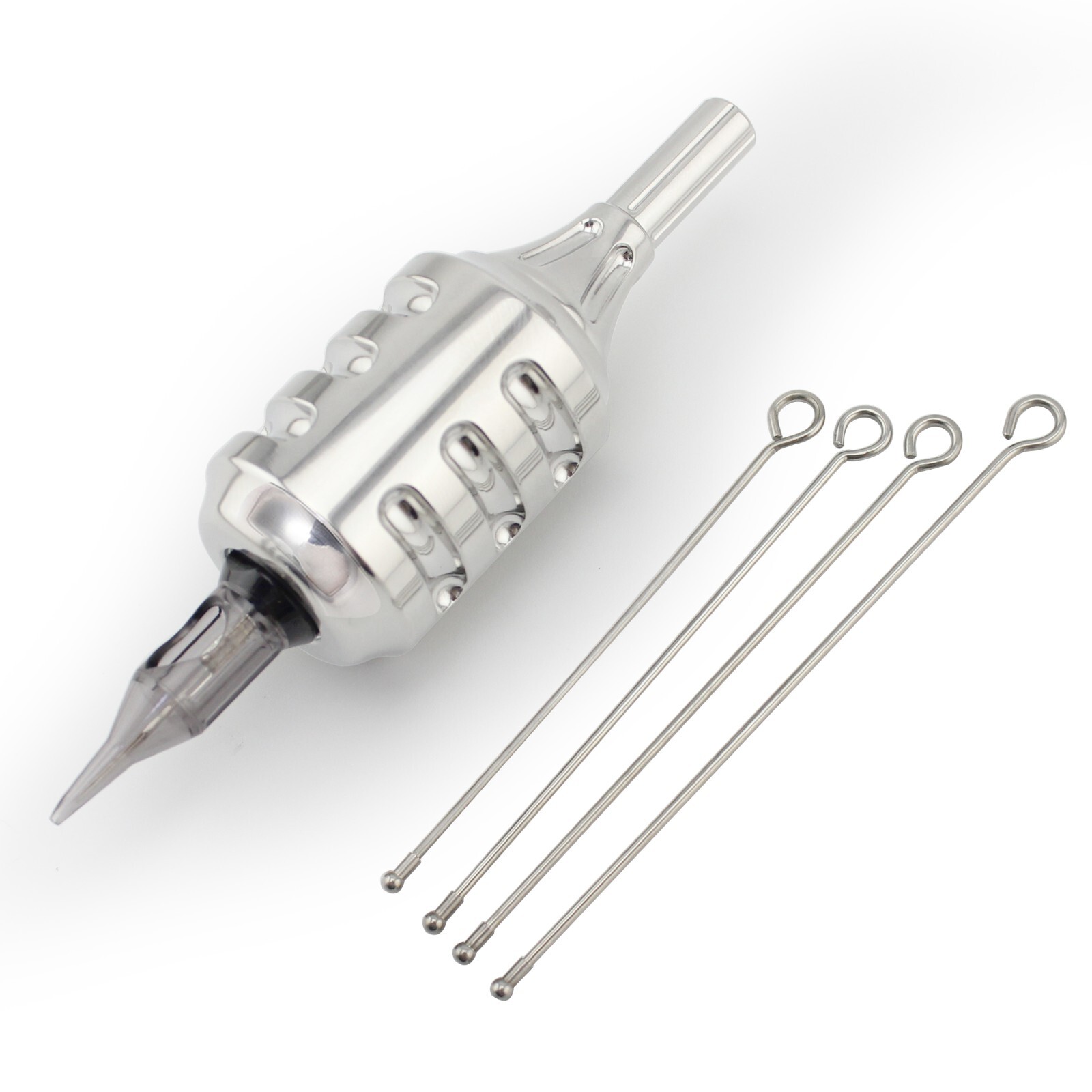 CNC Medical Grade Stainless Steel Adjustable Tattoo Needle Cartridge Grip 30mm