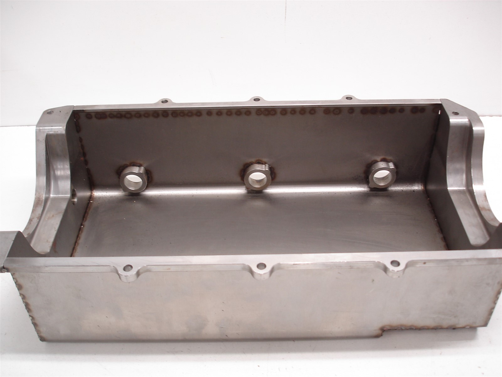 NEW PARTIALLY FINISHED NASCAR HENDRICK GM R07 R07.2 STAINLESS DRY SUMP OIL PAN