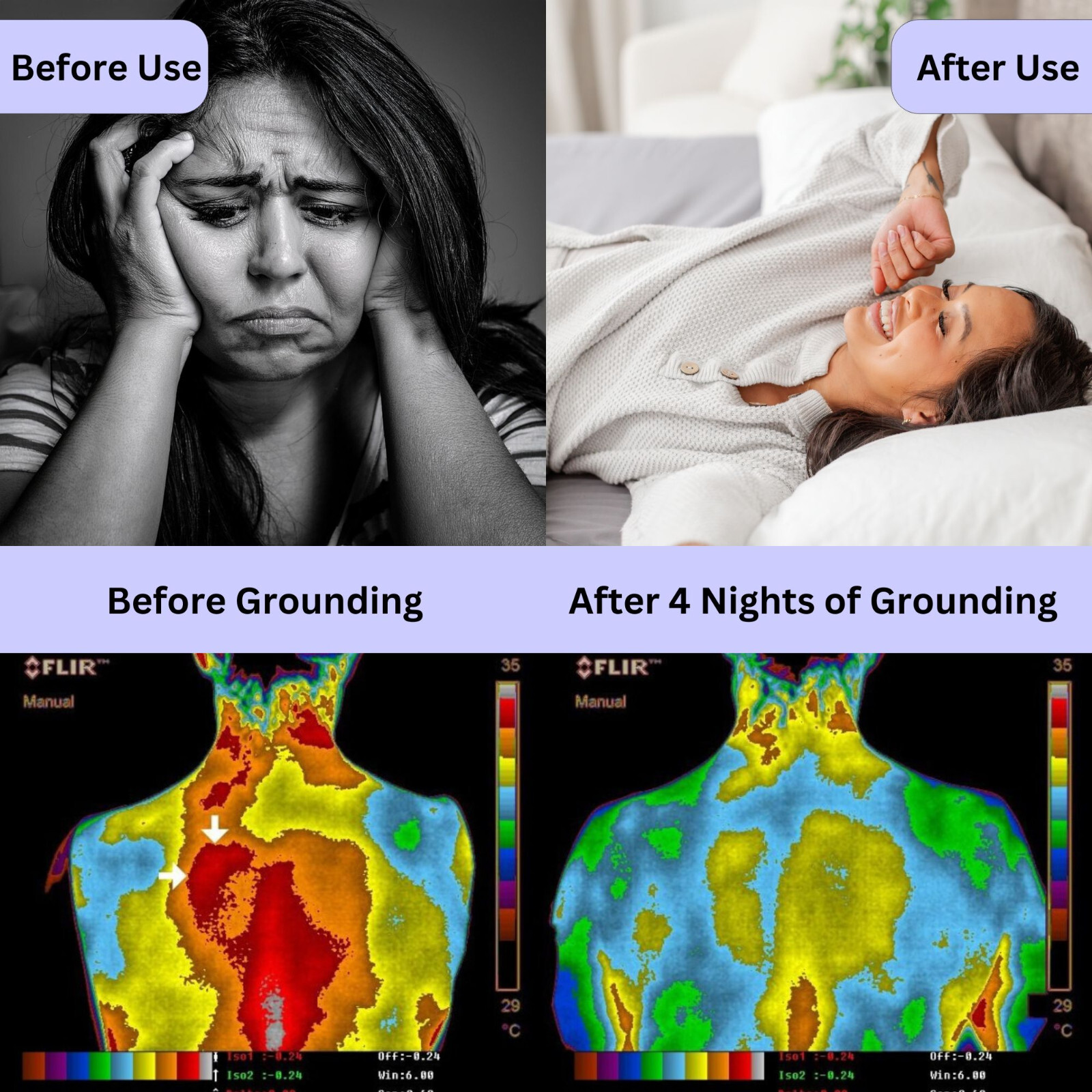 Fitted Grounding Sheets, 20% Silver + Organic Tensel, Silky Soft MADE IN USA