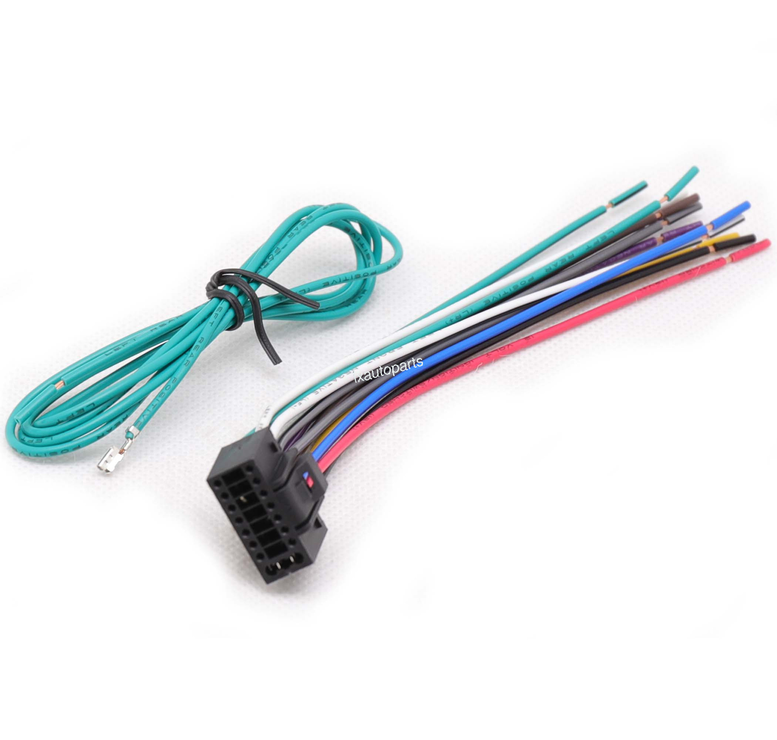 For Kenwood KDCC KRC Aftermarket 16-PIN Radio Plug Stereo Wire Harness Adapter