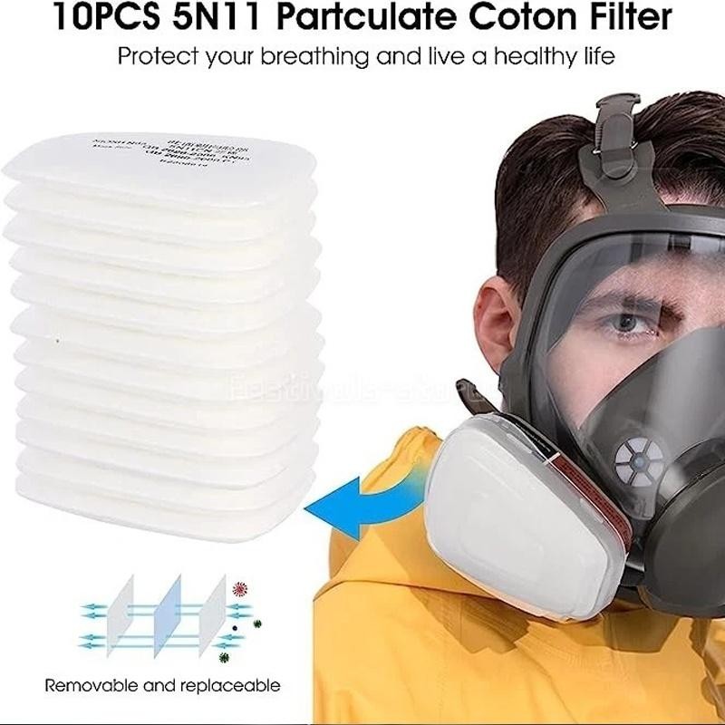 US Full Face Gas Mask Painting Spraying Respirator w/Filters for 6800 Facepiece