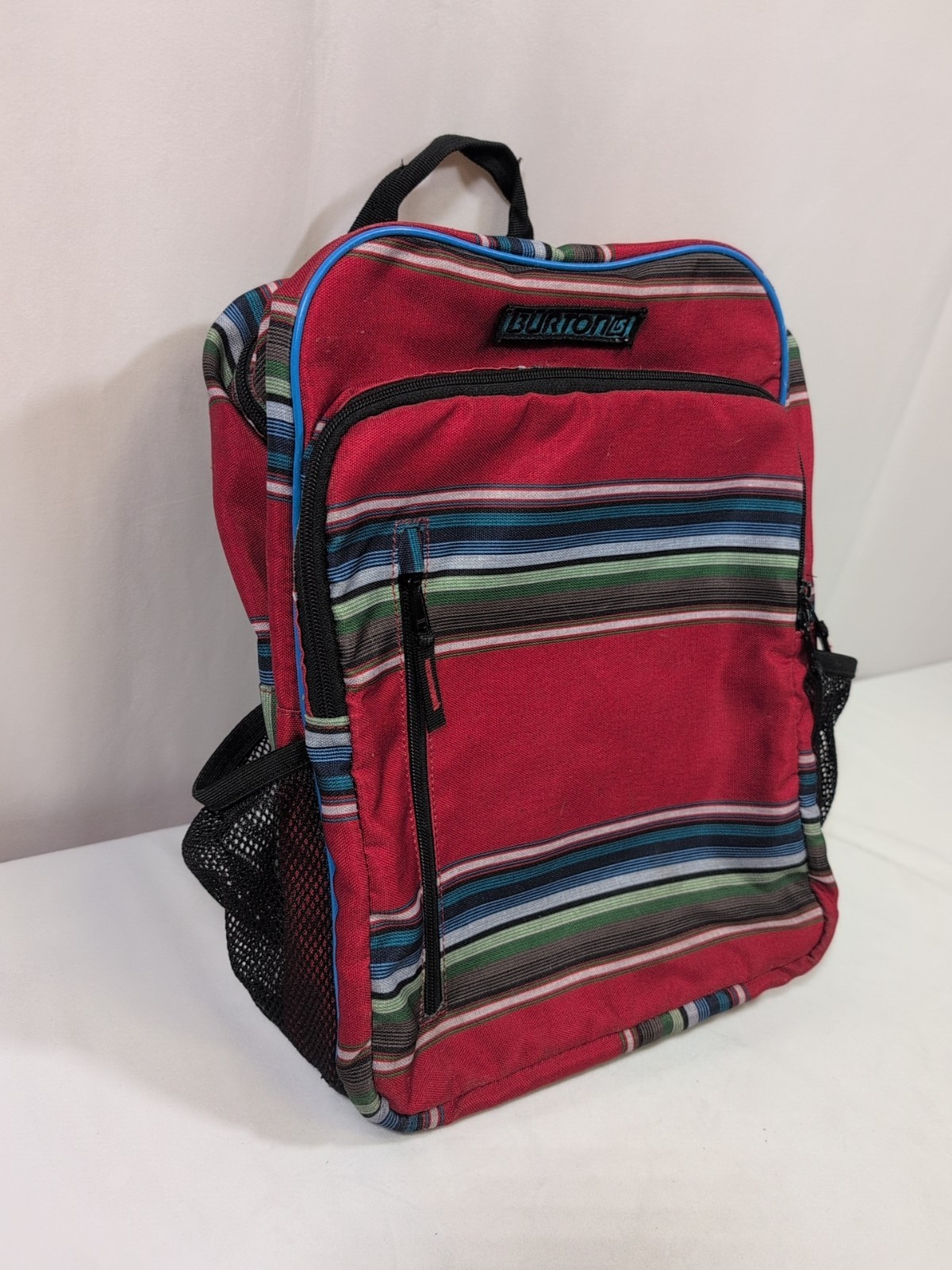 Burton Stripped Backpack Daypack 16x12 Small Nice Used Condition