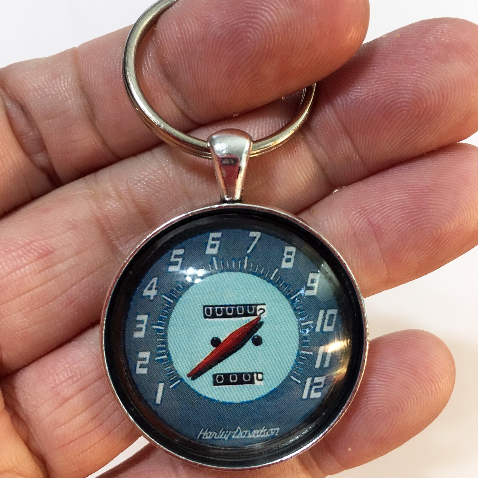 Harley Davidson 1948-1952 Panhead Blue Face 120 MPH Speedometer