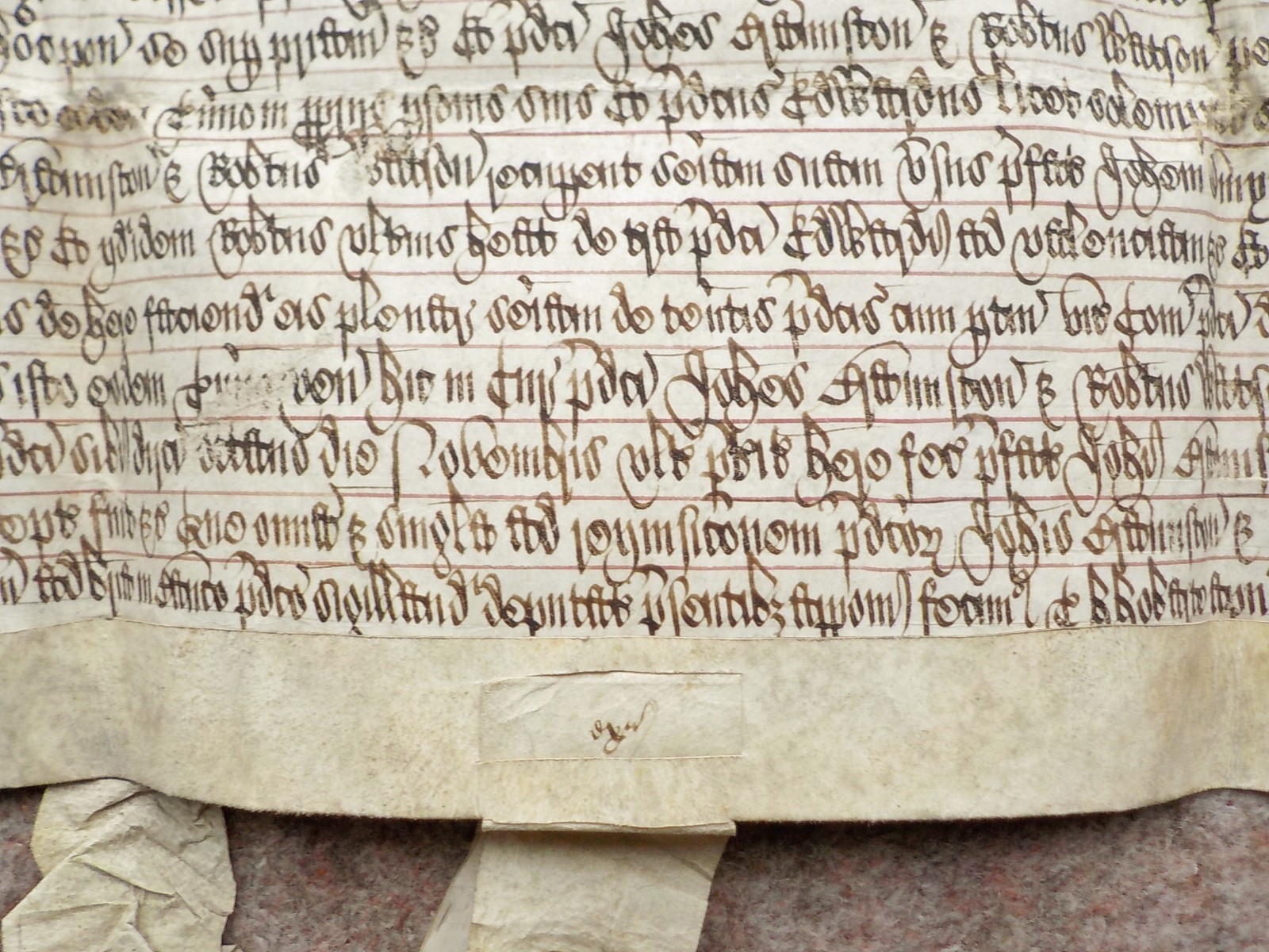 1621 Latin Vellum Deed Document ornate Calligraphy reign of King James 1st