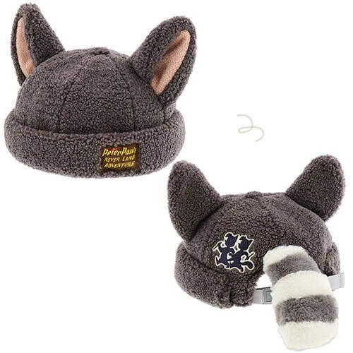 Tokyo Disney Peter Pan Lost Boys Curly Racoon Ear Bucket Hat - from California