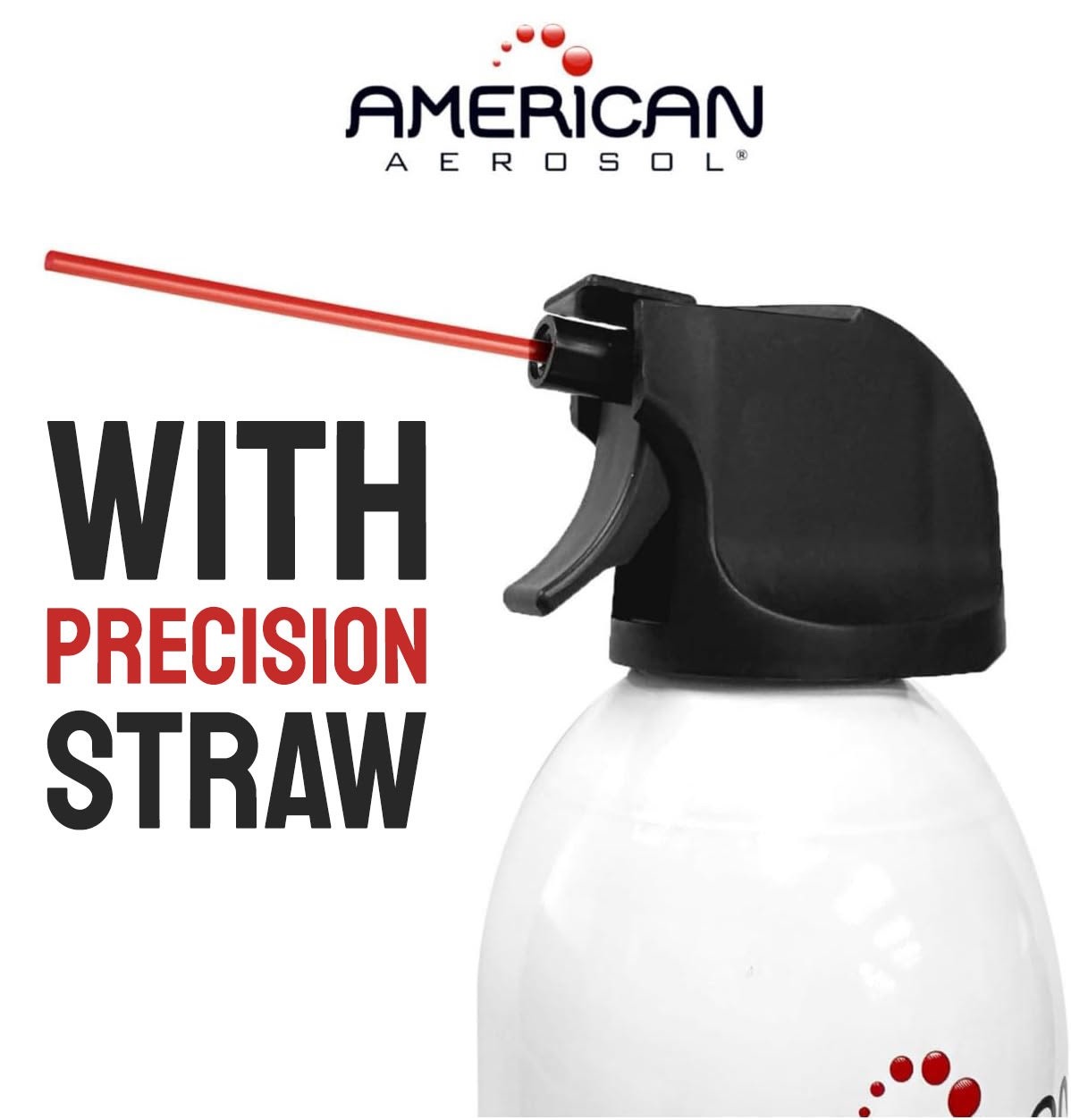 American Aerosol Compressed Gas Electronics Duster, 10 oz,