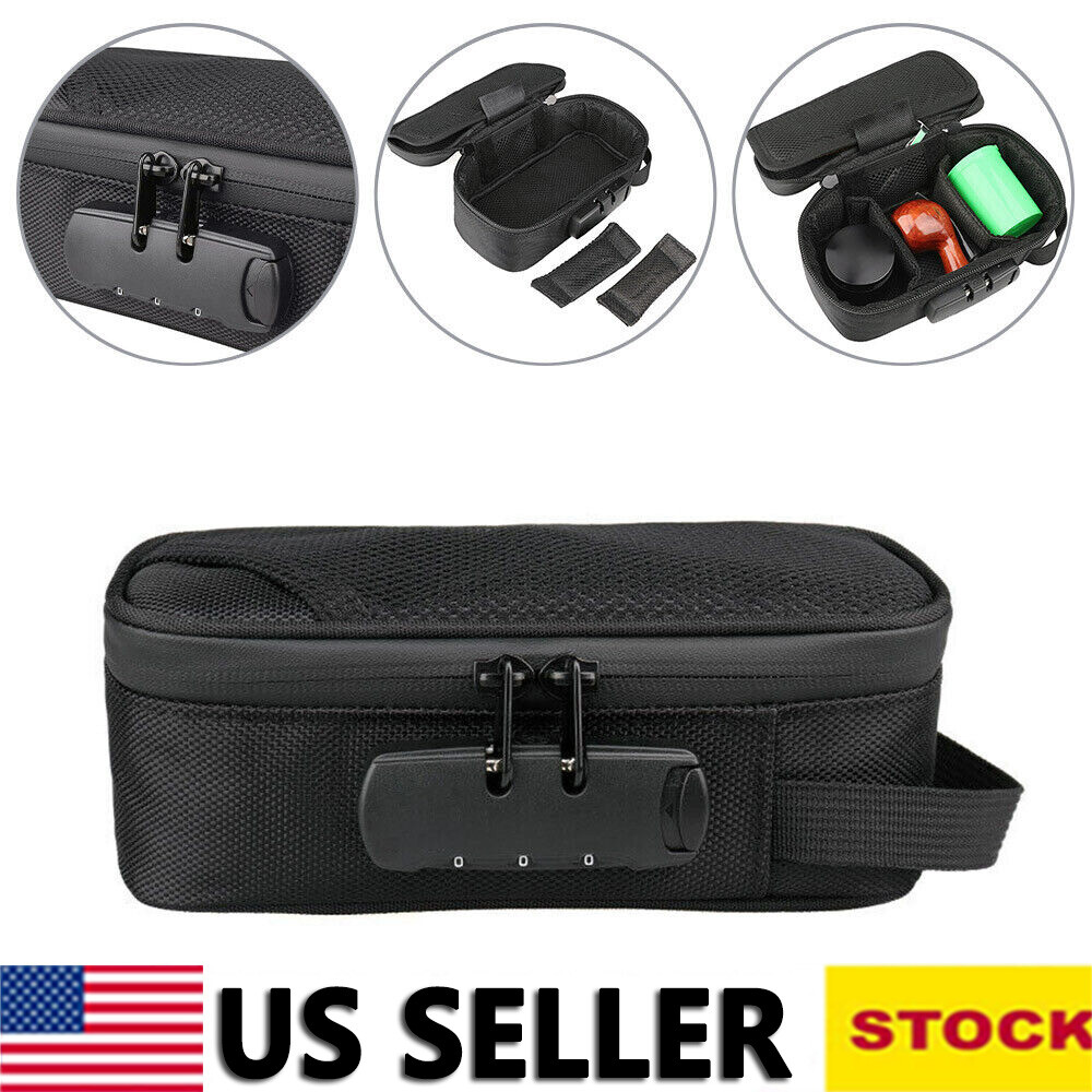 Smell Proof Bag with Lock Odor Proof Stash Case Container Storage No Smell USA