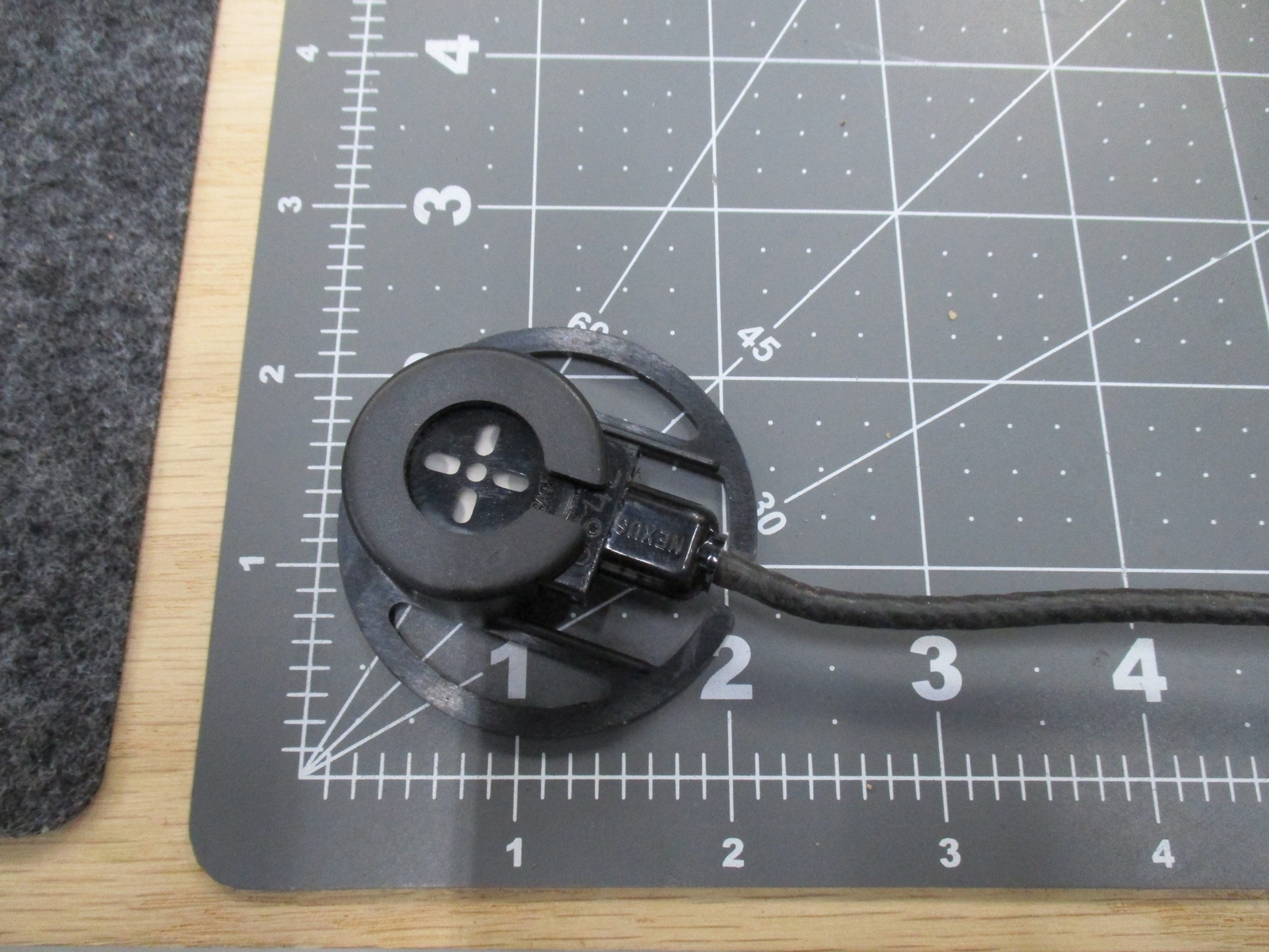 🔥NOS M40 M42 SERIES GAS MASK DETACHABLE MICROPHONE CABLE COMMS ADAPATER CVC🪖