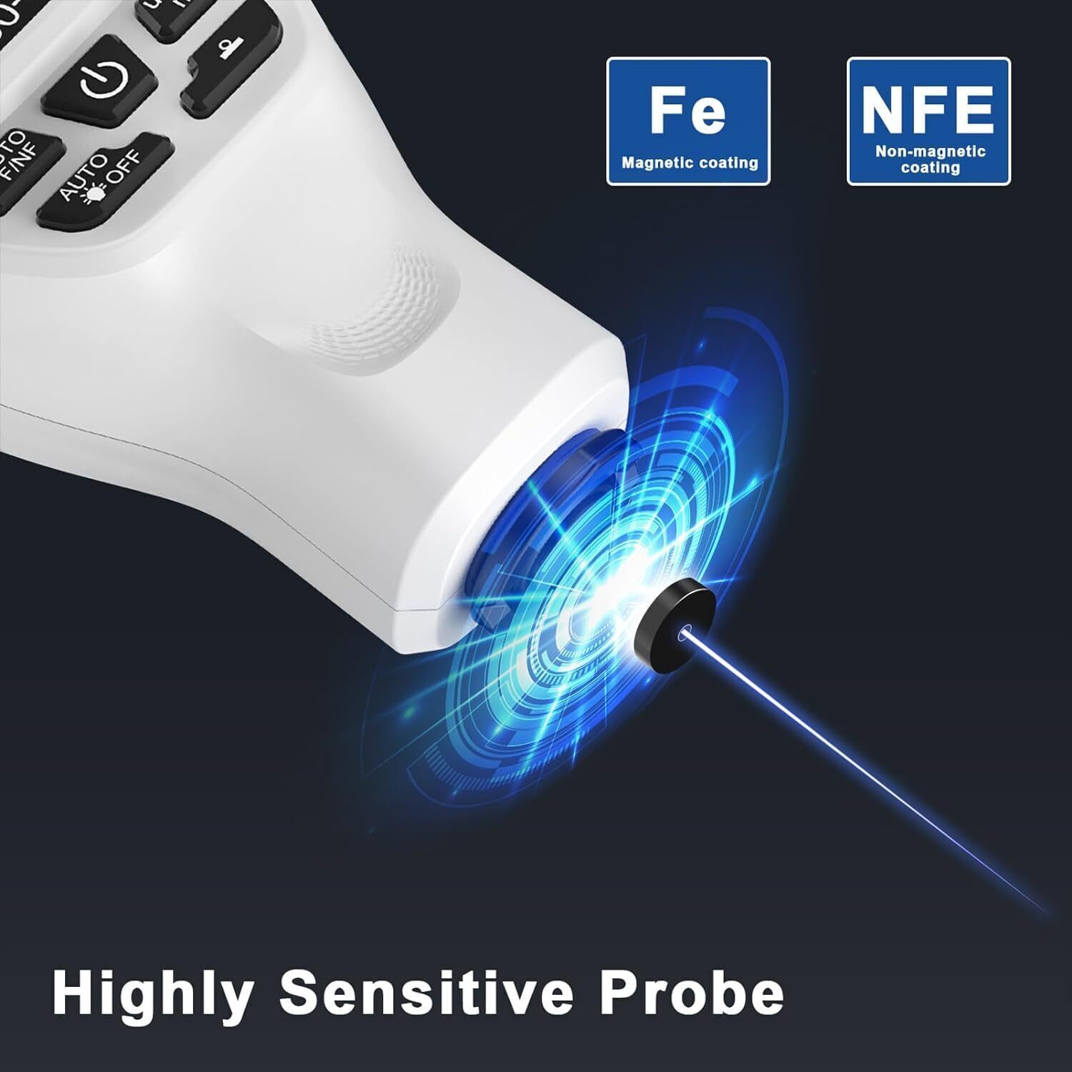 Paint Coating Thickness Tester Auto Measuring Gauge Meter Kit Digital Car HW-300