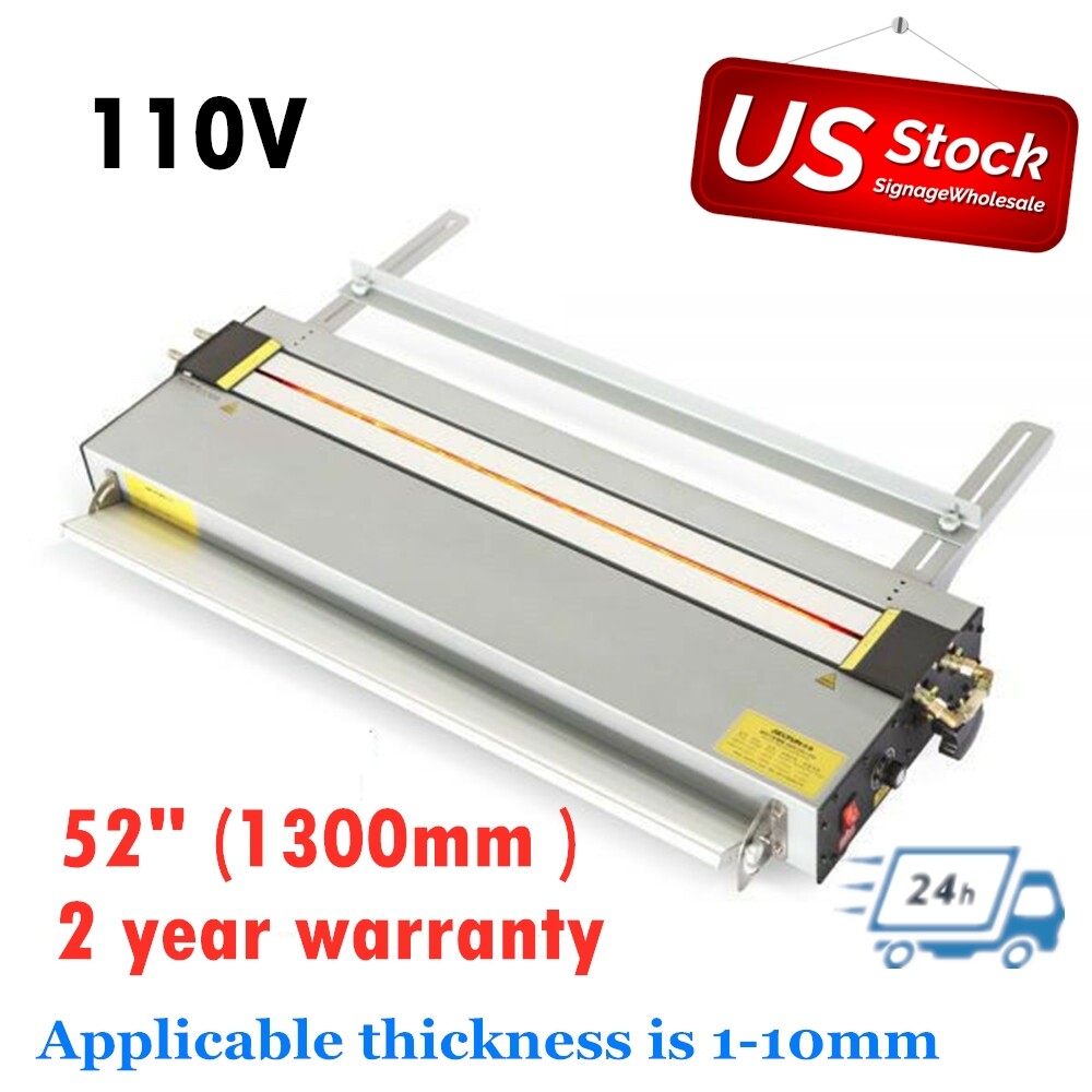 QOMOLANGMA 110V 52"(1300mm) Upgraded Acrylic Lightbox Plastic PVC Heater Bender