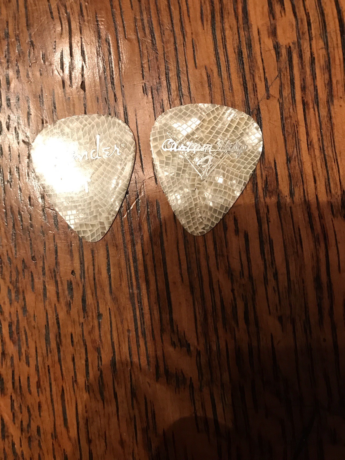 RARE FENDER SNAKESKIN CUSTOM SHOP PICKS!!!