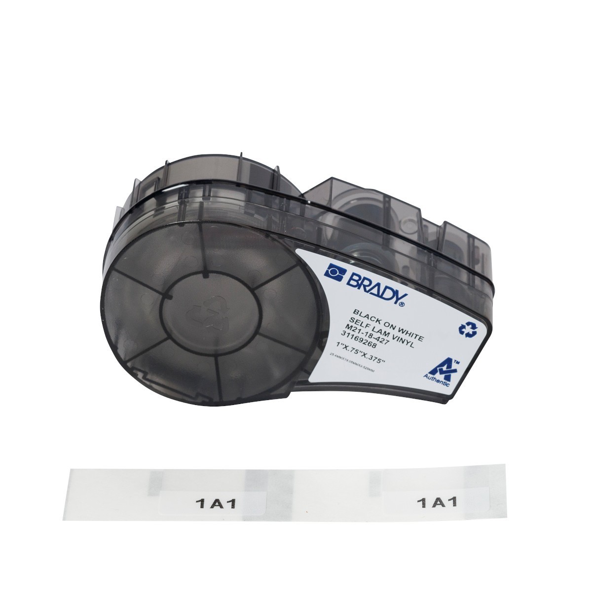 Brady M21-18-427 Self Laminating Wire Labels 0.75" x 1.5" BMP21 M210 NEW