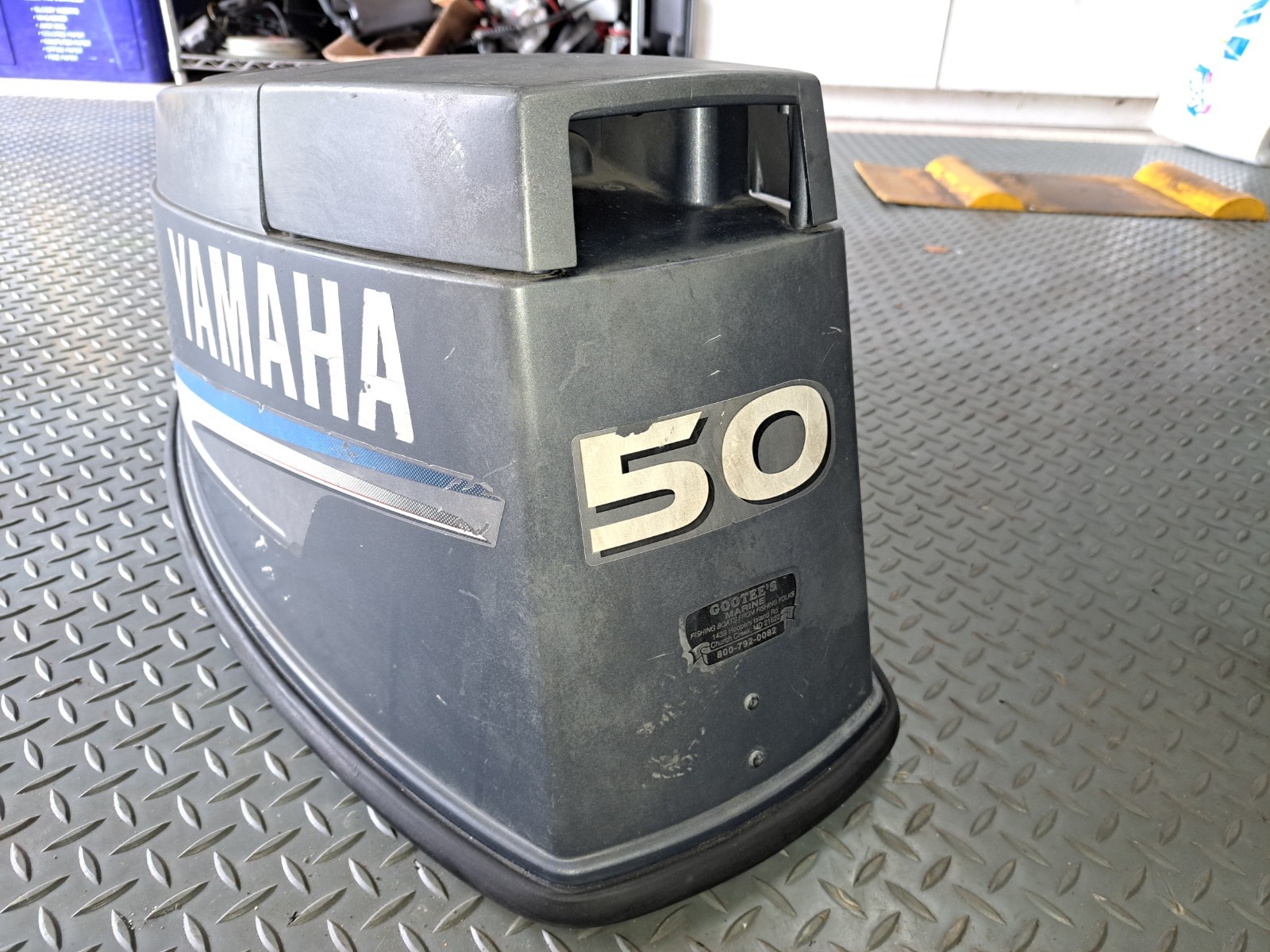 YAMAHA 40 50 HP 2 STROKE HOOD COWL COWLING COVER 62X-42610-60-4D