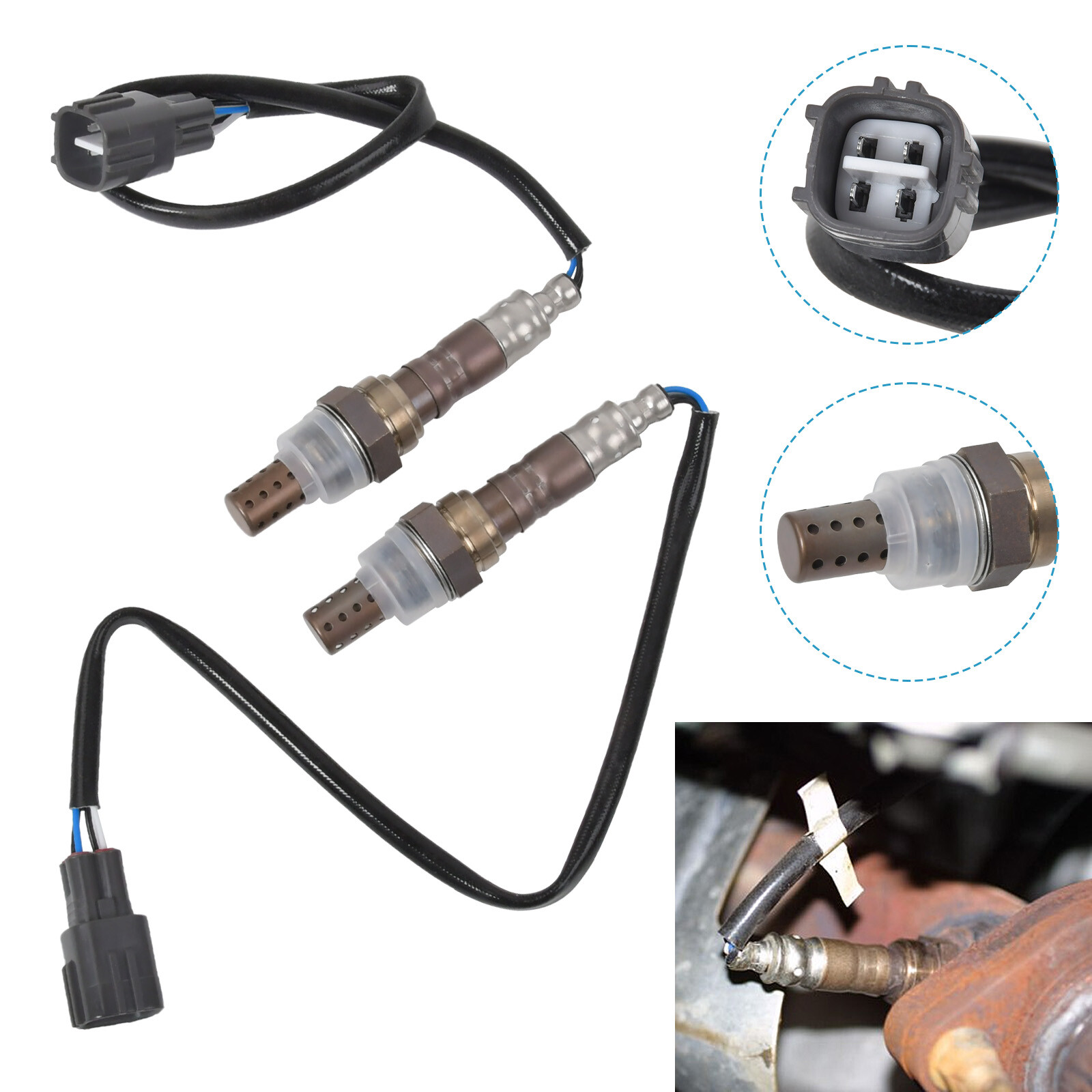 2X Oxygen Sensor Downstream O2 Sensor Replacement for Toyota Camry