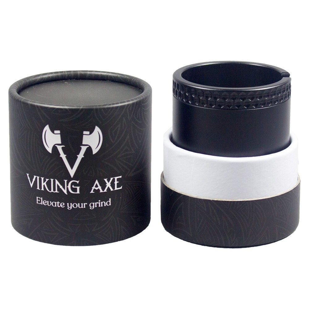 2.5'' 4 Parts Viking Axe Toothless Mortar Plus Pestle Grinder Gunmetal Color