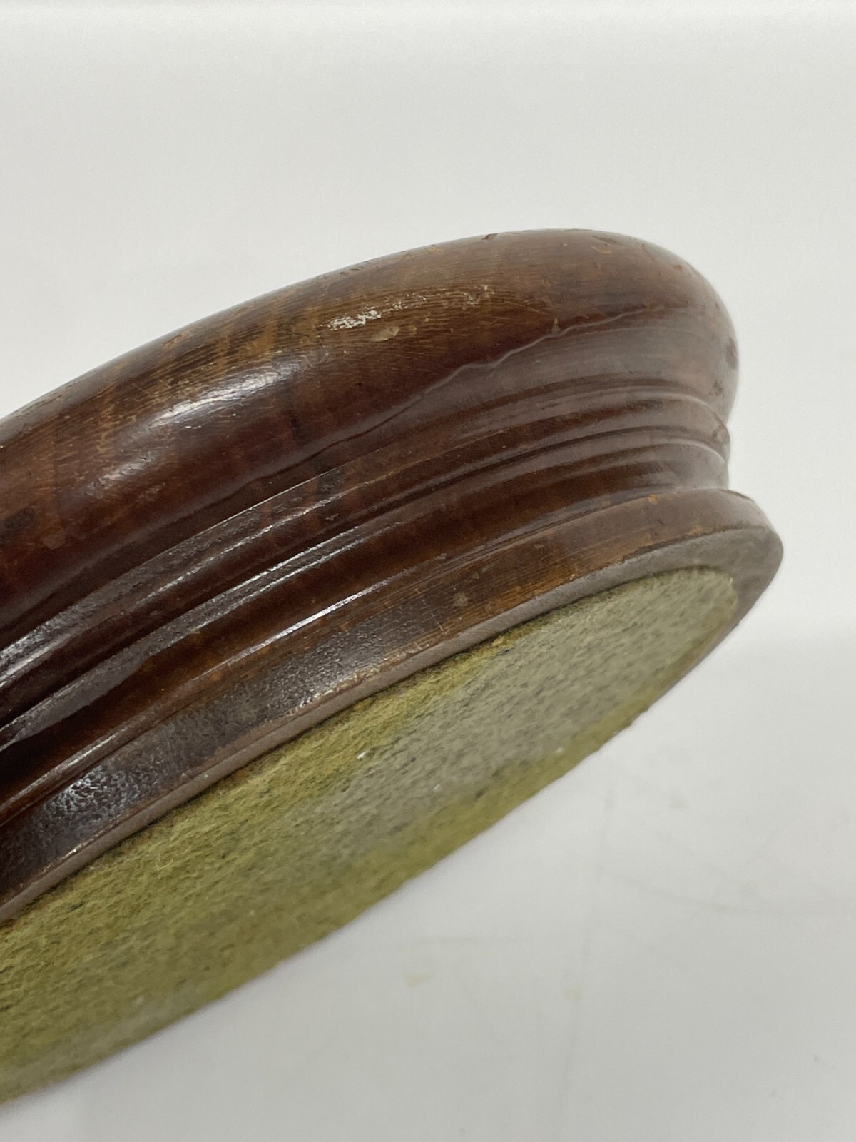 Wooden Mini Roulette Wheel Vintage