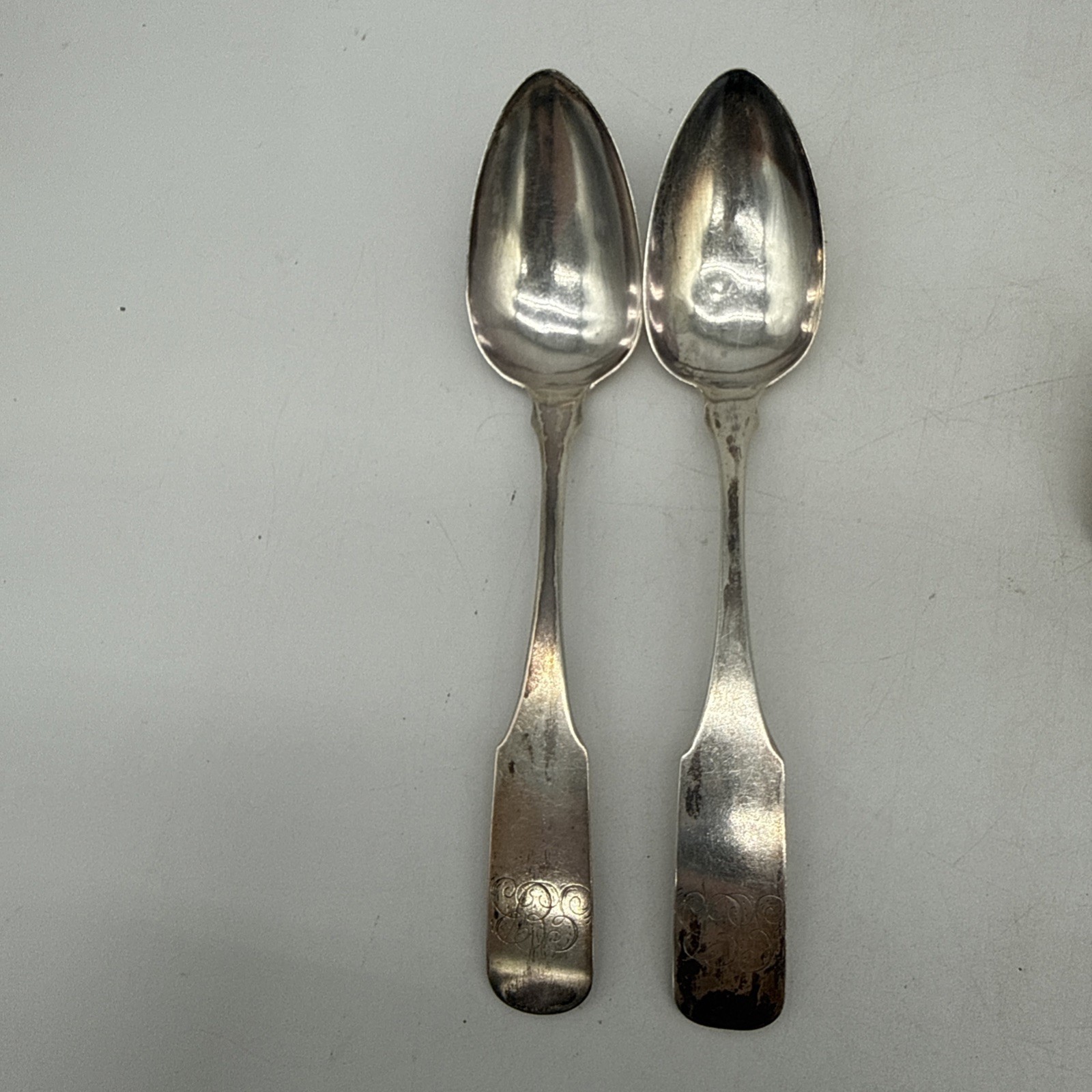 H. Erwin Lot of 5 Coin Silver Spoons Approx 3.6 Ounce