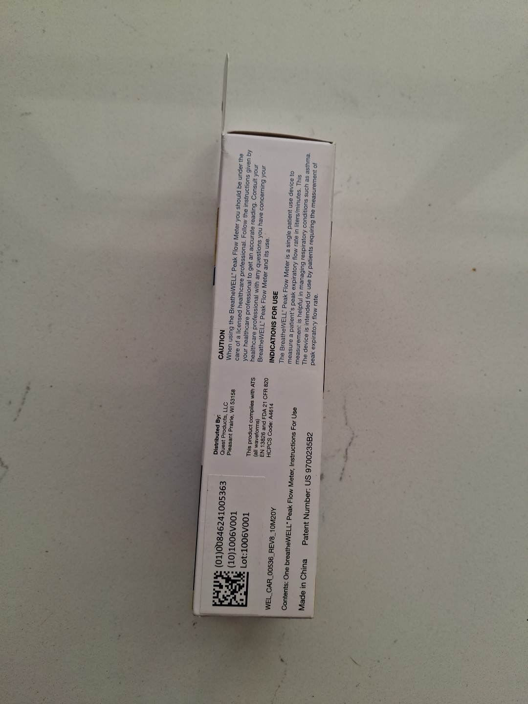 Lung Performance Peak Flow Meter