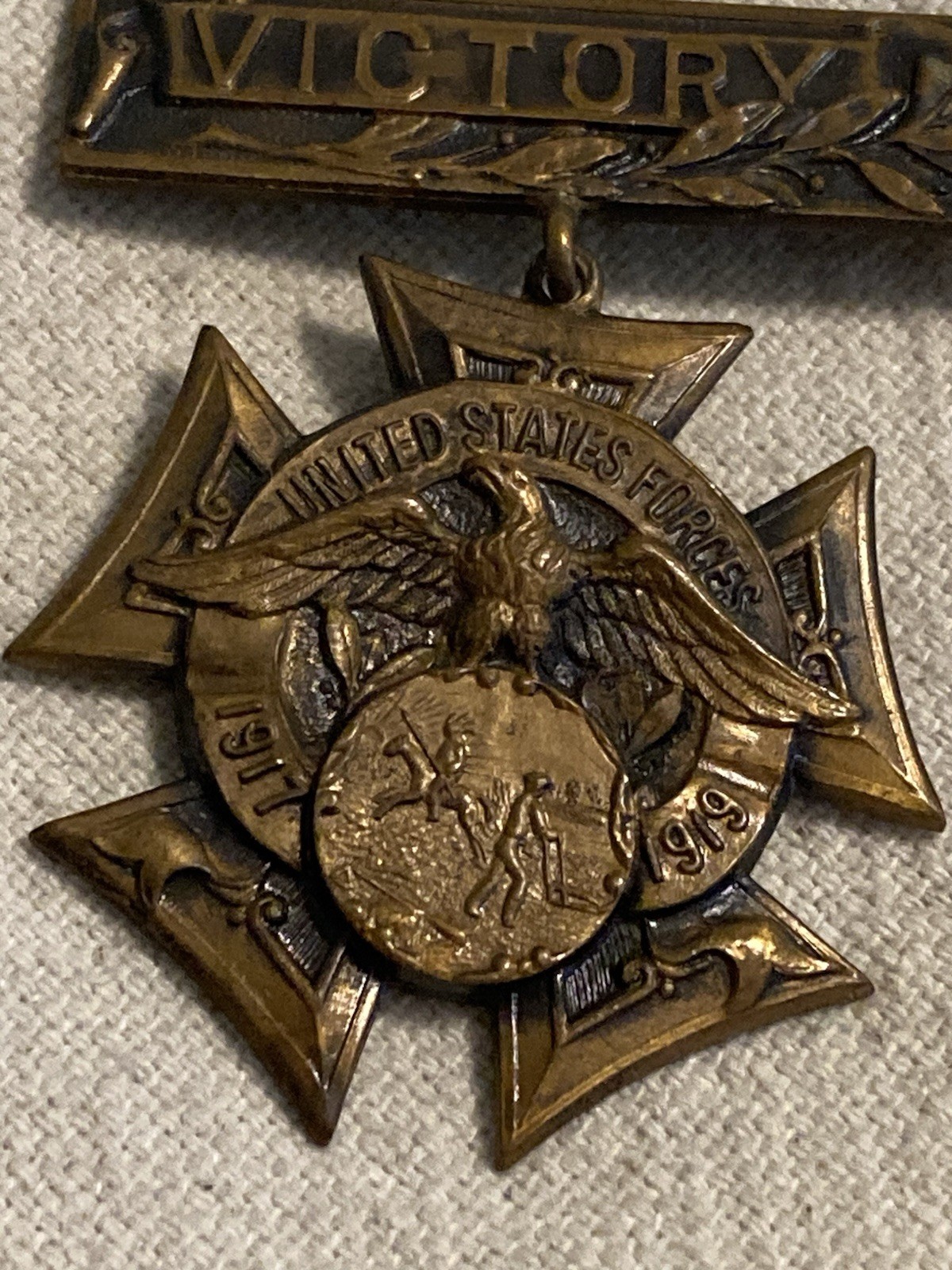 WW1 Goodhue County Minn Minnesota Service Medal Victory 1917-1919 World War