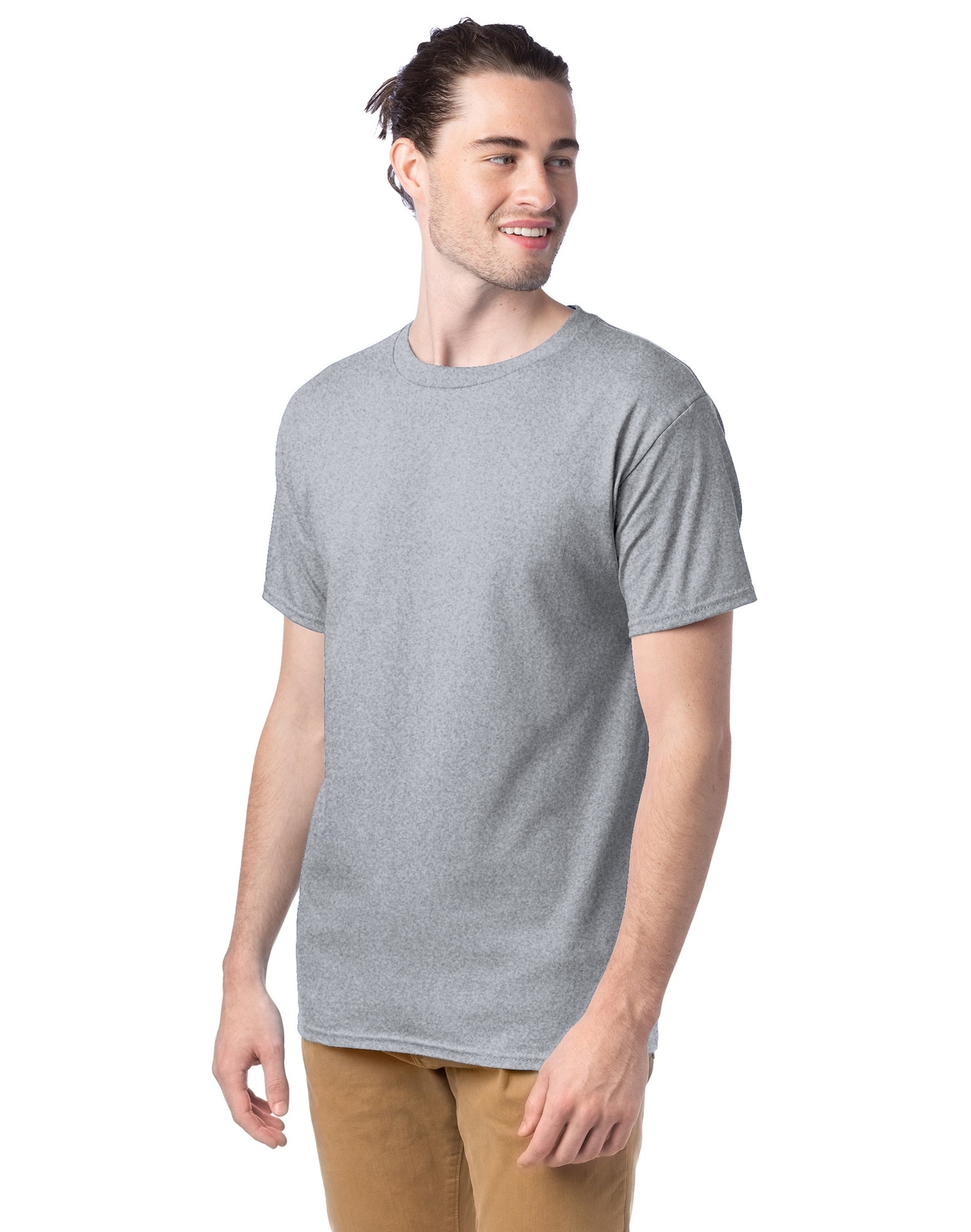 Hanes Men T-Shirt 6Pack Short Sleeve Tee Crewneck Midweight Essentials Authentic