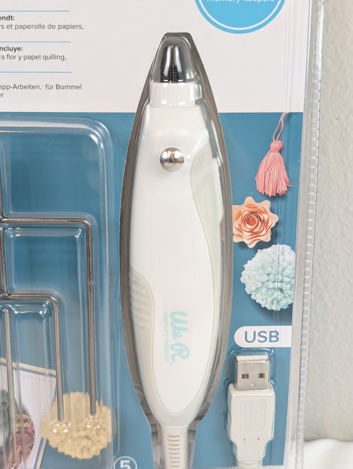 Keepers Crafter's Essentials Spinning Tool Kit (5 Pieces) Pom Pom Maker Crafting