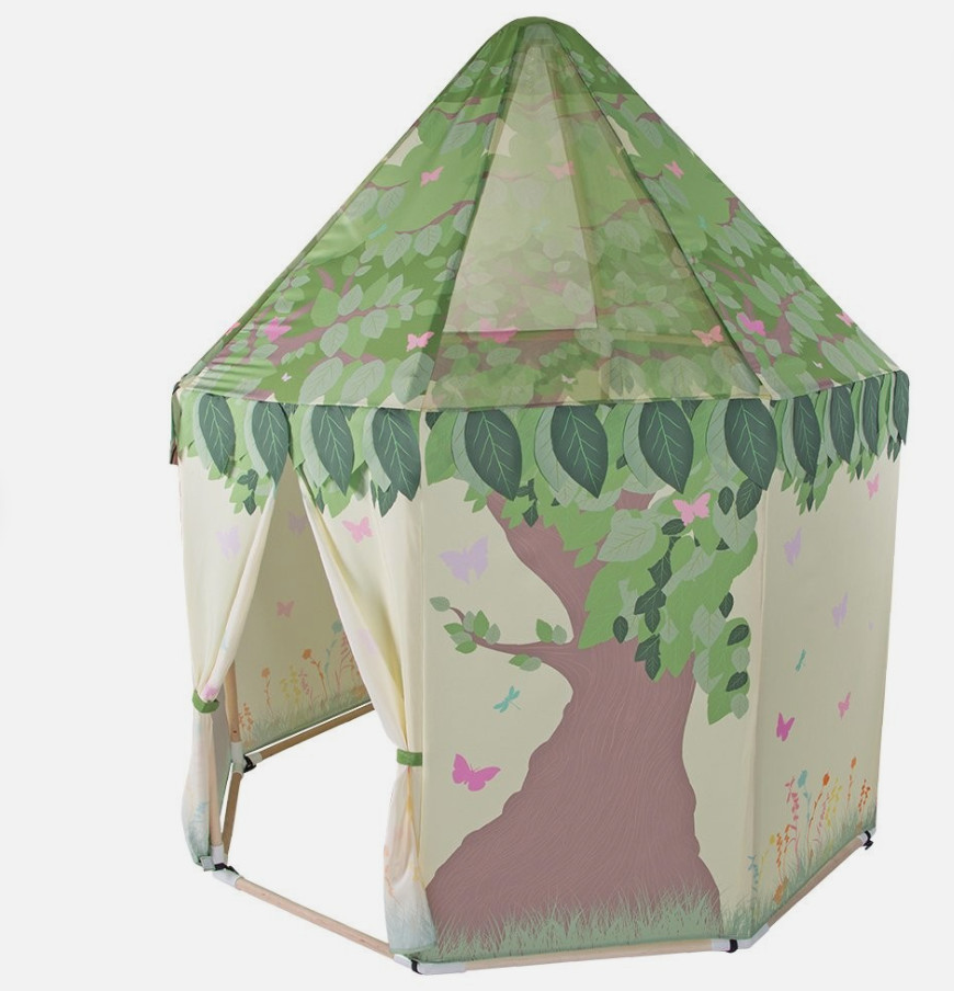 Pacific Play Tents 42800 Kids Butterfly Garden Playhouse, 48"x56", Green