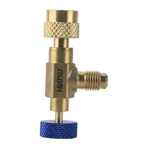 Schrader Core Depressor Valve 1/4” x 5/16” SAE – Heavy-Duty Brass HVAC FSVH-2