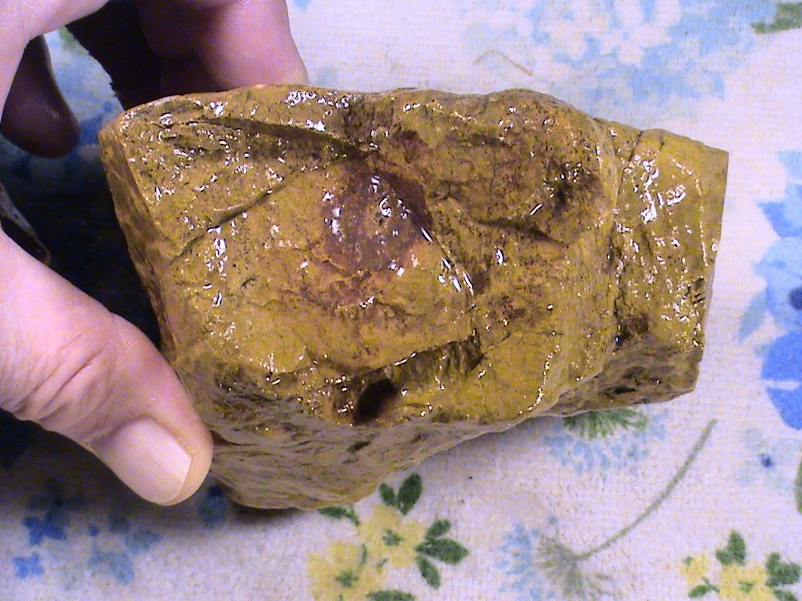 Mixed Yellow Jasper Agate Lot, Rough Natural Lapidary Rocks, 5 LBS, 6 OZ, #291