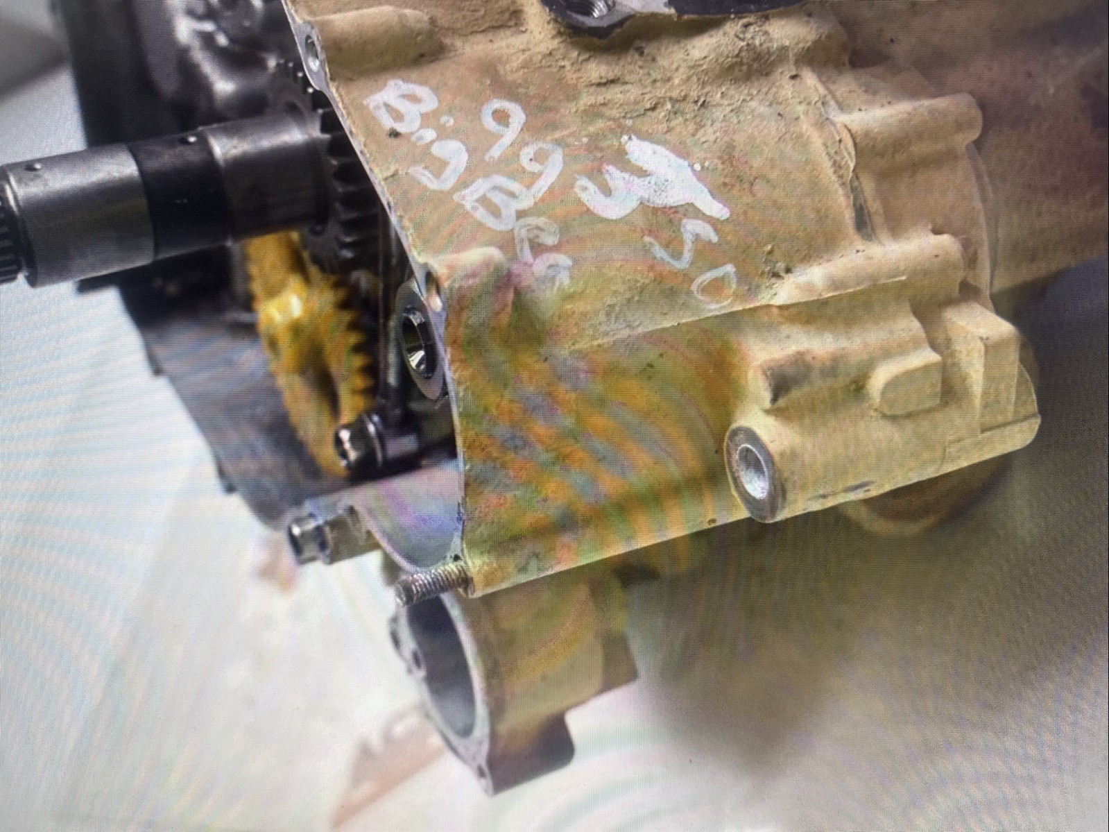 S1-4 Lower Engine Motor Crank Case 99 Yamaha Big Bear YFM 350 1999 ATV 2x4 Quad