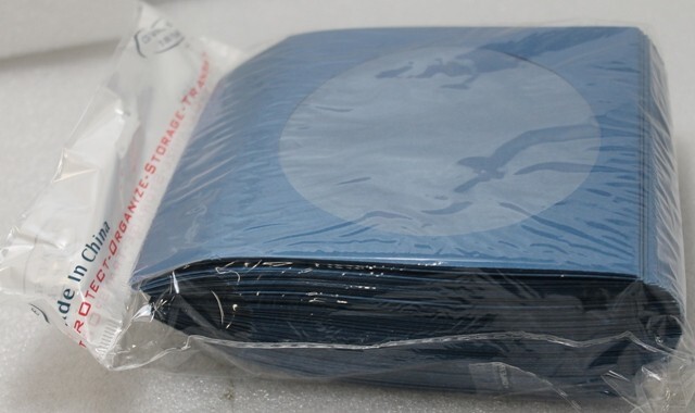 100 Dark Blue Color CD DVD Paper Sleeve Envelopes