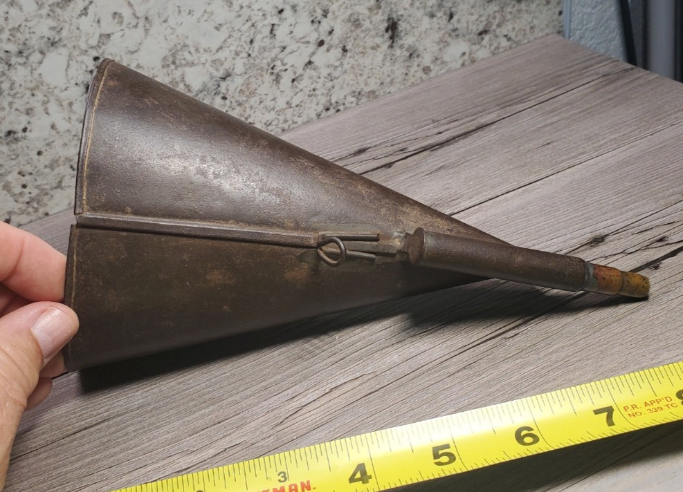 WWI British Trench Lantern Fueling Funnel Handy Funnel Aldershot England