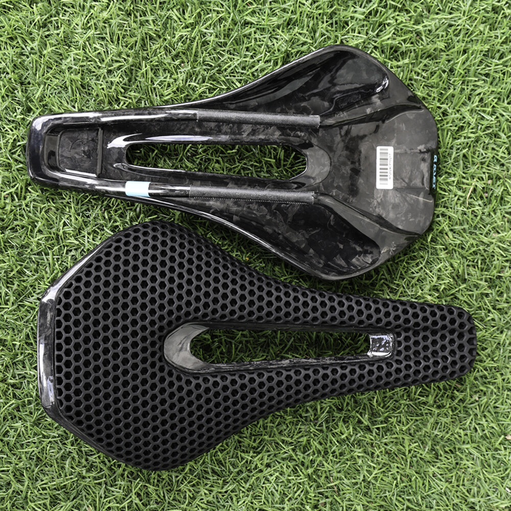 3D Printed Full Carbon Bicycle Saddle 135/145/155mm MTB Gravel Road Bike Seat
